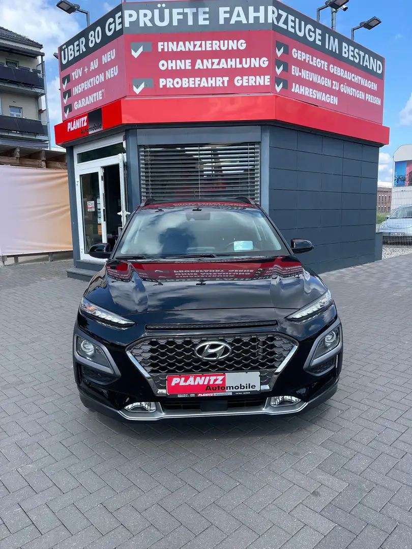 Hyundai KONA Premium 4WD/Tempomat/Bluetooth/Kamera/Navi/DAB/USB Чорний - 2