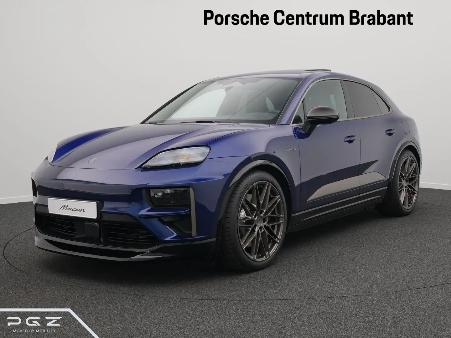 Porsche Macan Turbo Blauw - 1