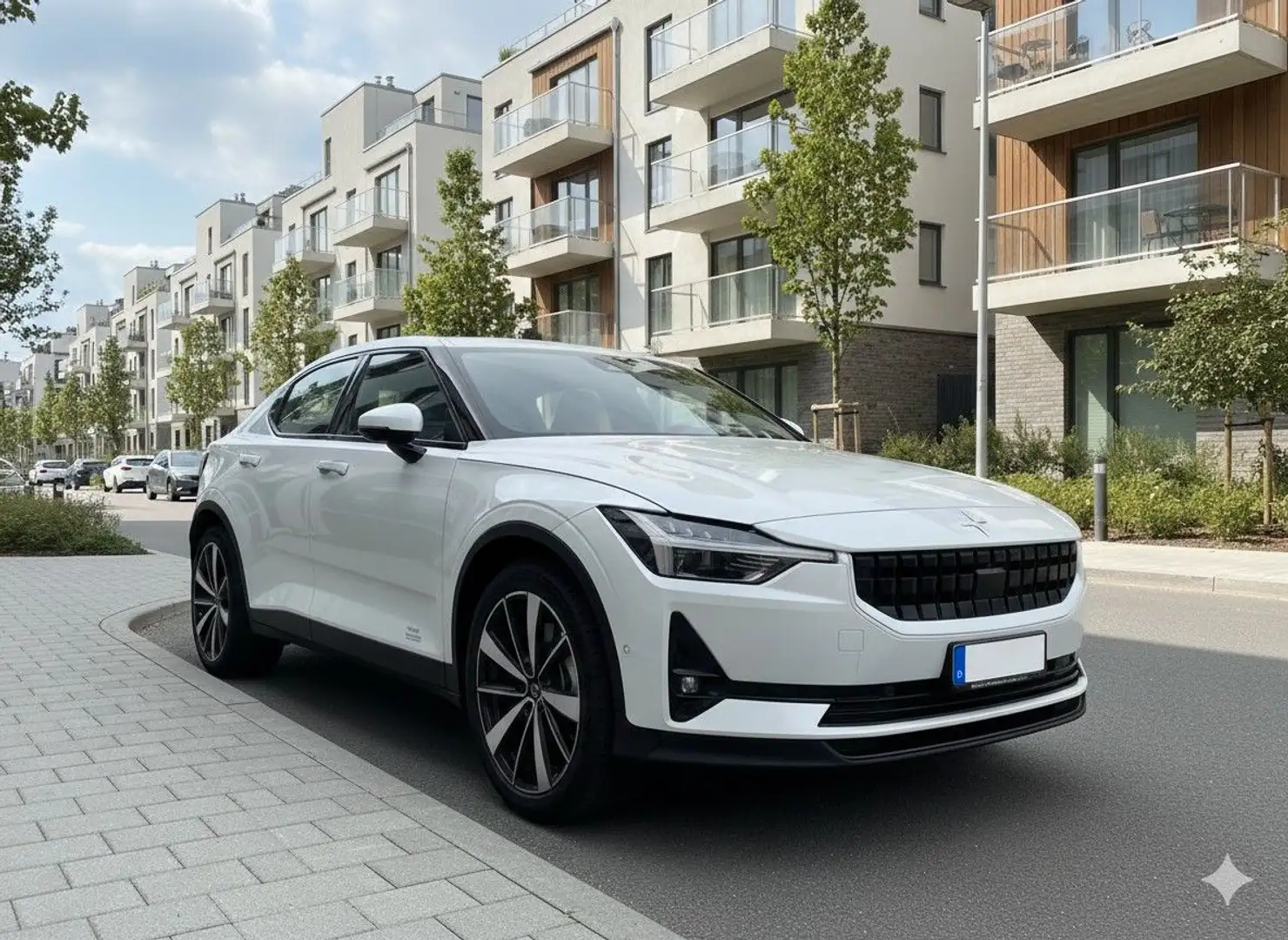 Polestar 2 LongRangeDual/Pilot-Paket/Plus-Paket/Mod`22 Blanc - 1