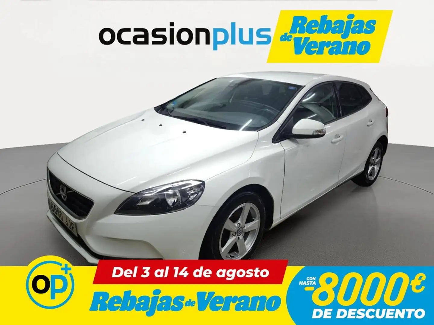 Volvo V40 D2 Kinetic 120 Blanco - 1