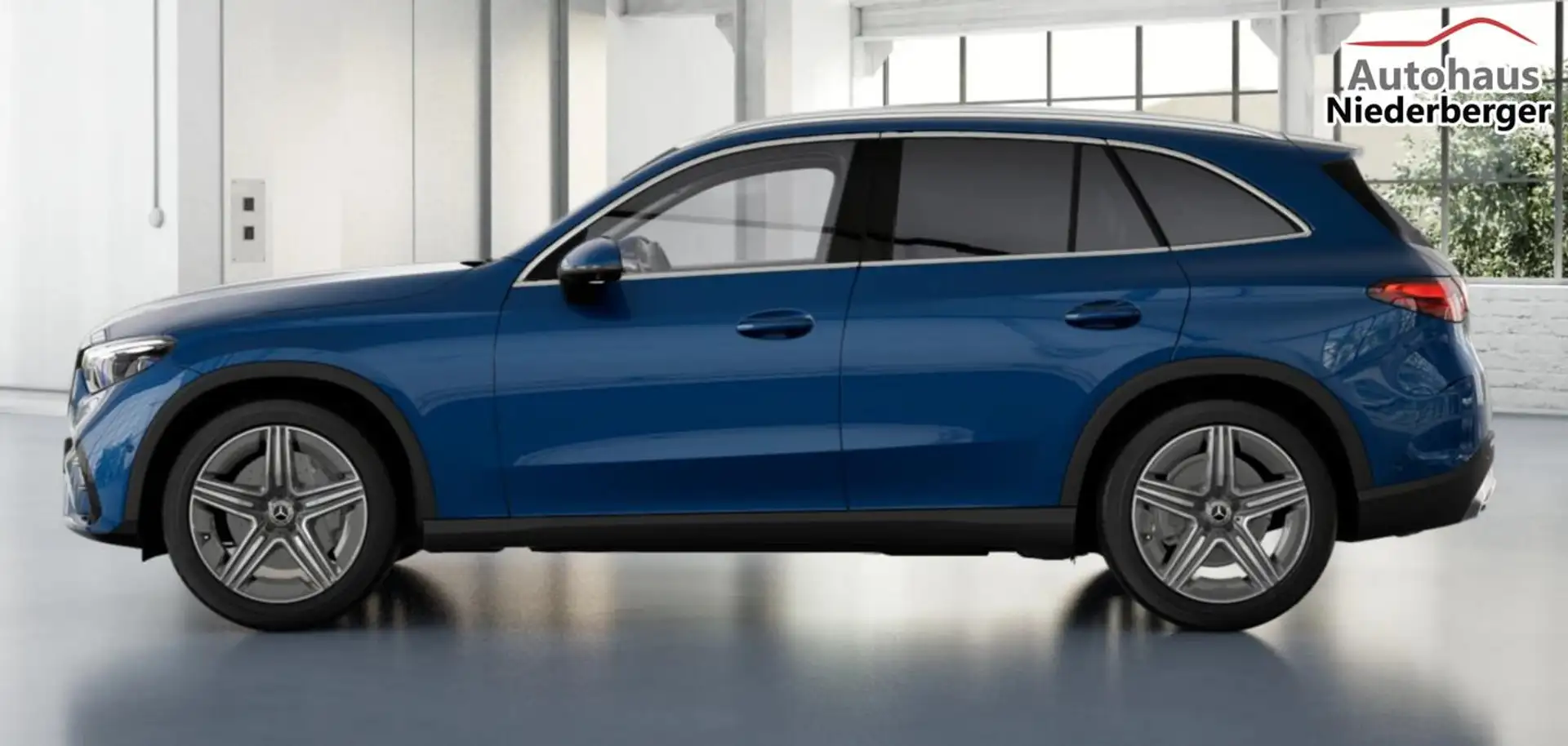 Mercedes-Benz GLC 200 AMG Line 4M Premium Pano DigiL 360° SHZ 167 kW ... Blauw - 2