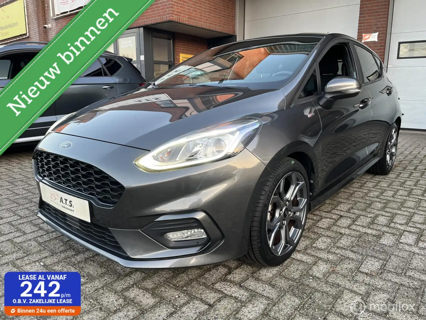 Ford Fiesta 1.0 EcoBoost 125PK ST-Line NAVI*CRUISE*PDC* Gris - 1