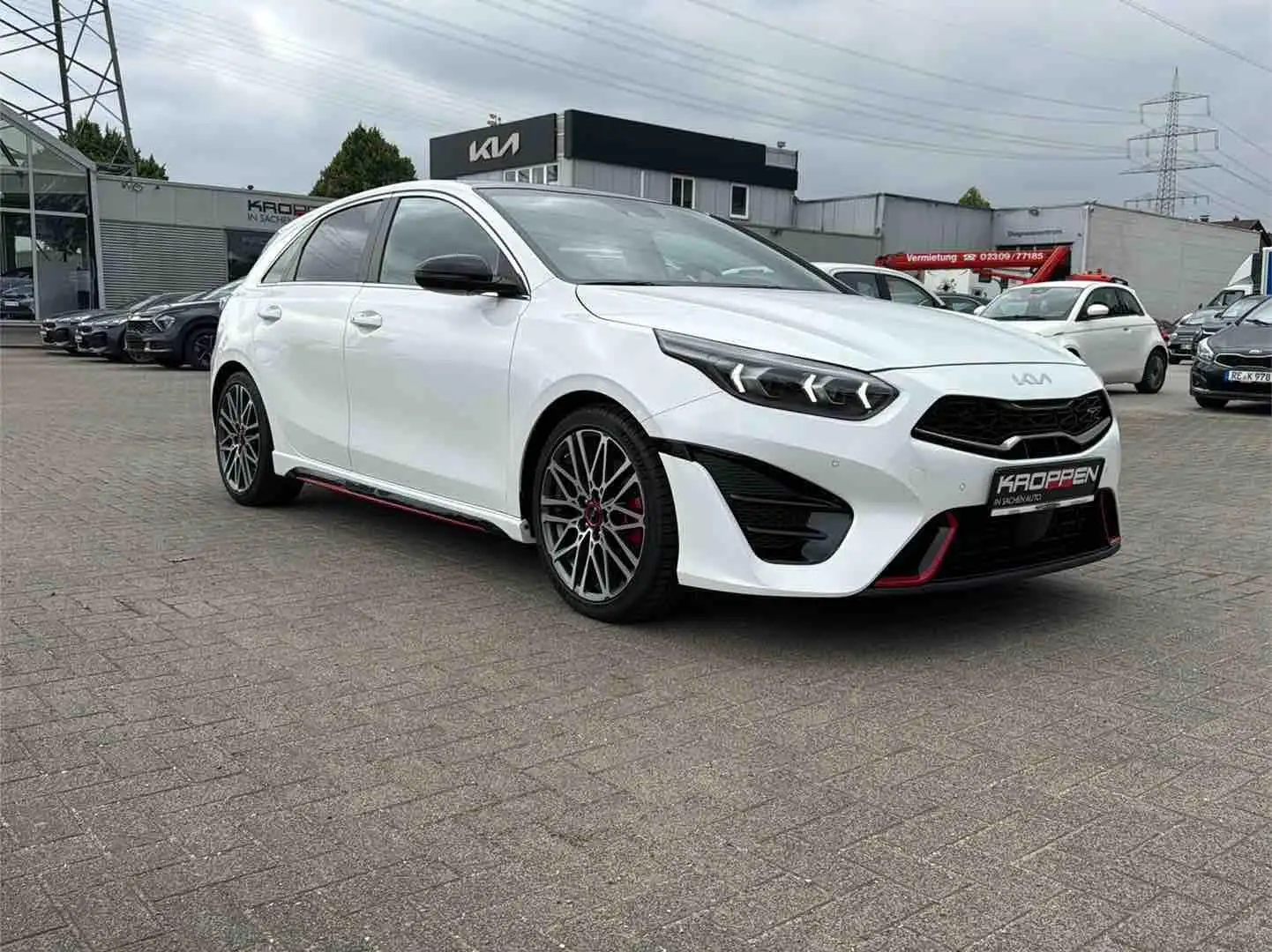 Kia Ceed / cee'd GT DCT7 el.Sitz, Pan.-Dach So+Wi-Räder Blanc - 2