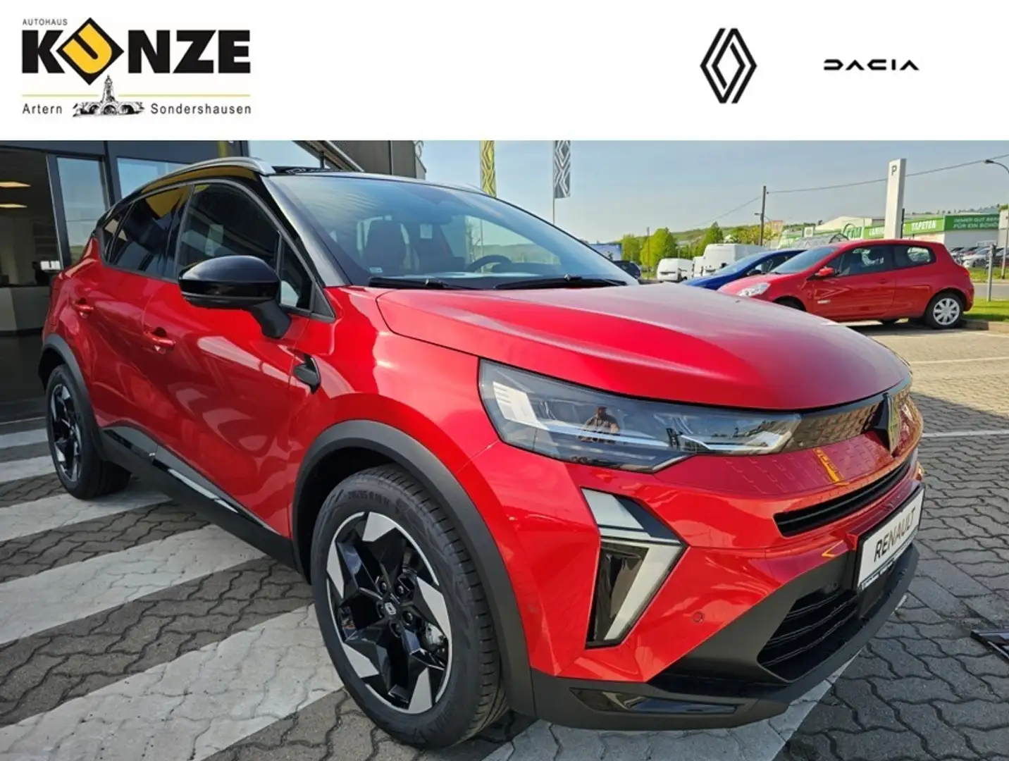 Renault Captur Techno Mild Hybrid 160 EDC Rot - 1