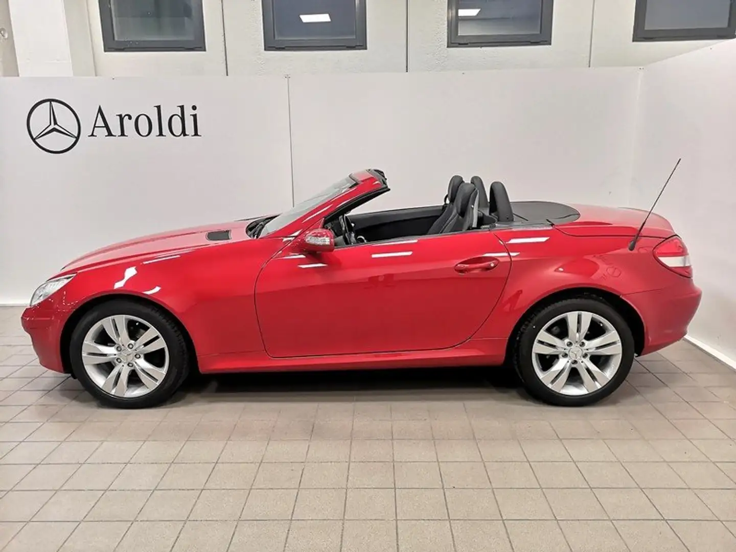 Mercedes-Benz SLK 200 KOMPRESSOR ROSSO OPALE+UNIPRO+BOOK SERVICE Rot - 2