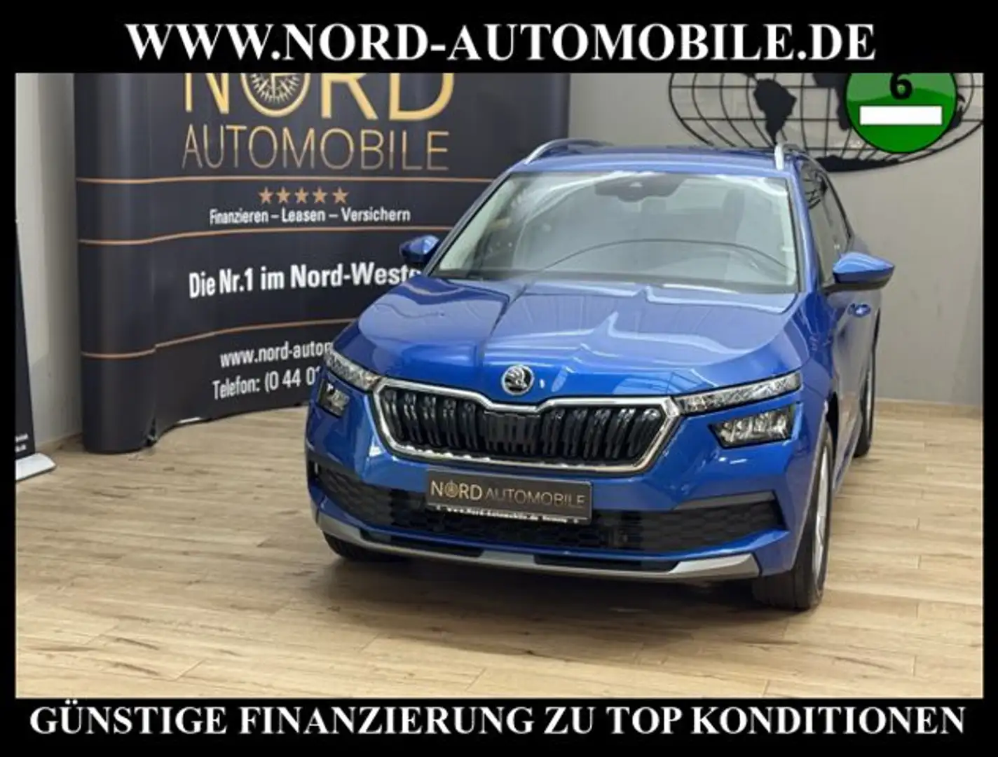 Skoda Kamiq Style 1.0 TGI G-TEC SIDE&LANE/Kamera/17 Style Blau - 1