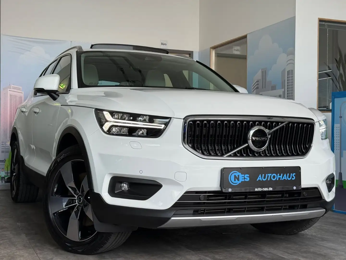 Volvo XC40 T5 RECHARGE*ACC*PANO*KAM*LEDER*HARMAN*19' Bianco - 2