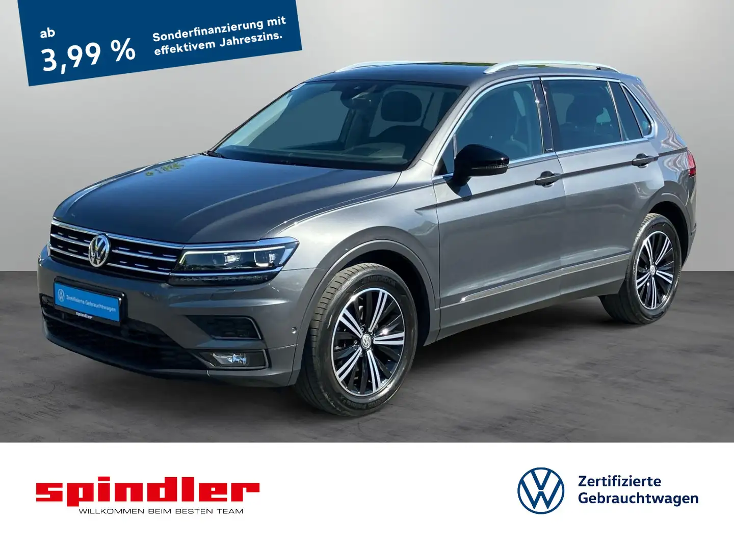 Volkswagen Tiguan IQ Drive 1.5 TSI DSG / AHK, LED, ACC, HuD Grau - 1