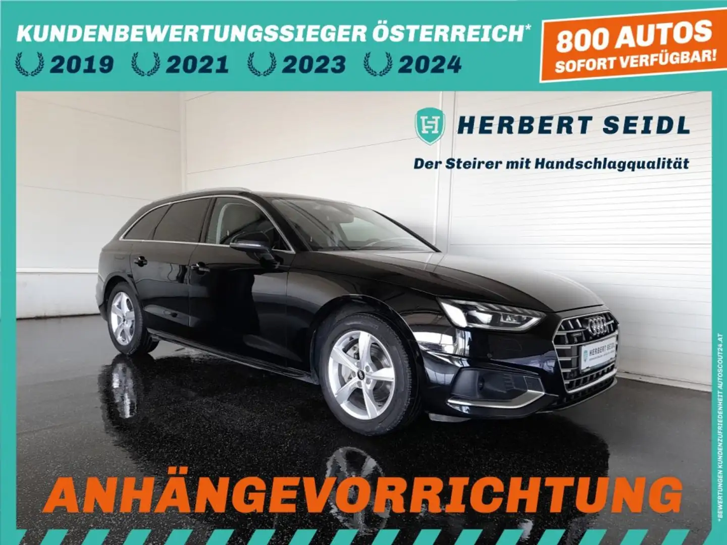 Audi A4 Avant SPORT 40 TDI Quattro S-tr *STANDHEIZUNG / VOLL-LED / AHV / NAVI / E-KLAPPE* Schwarz - 1