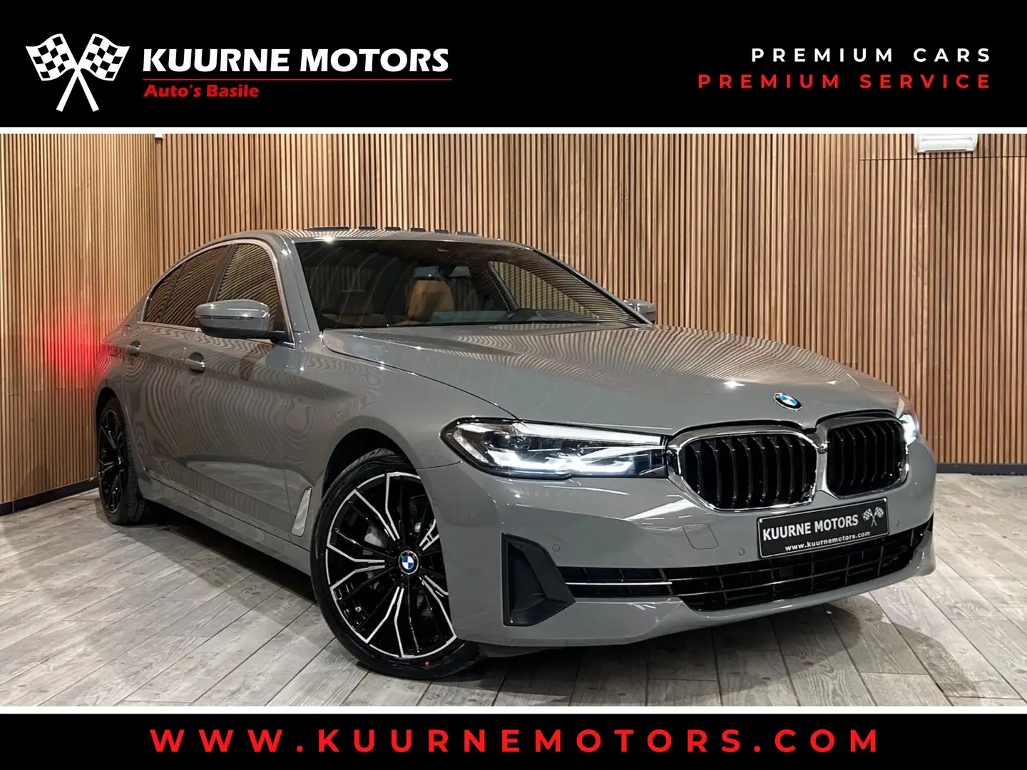 BMW 530 e Alu19"/OpenDak/Leder/Cam/GpsPro *1j garantie* Grau - 1