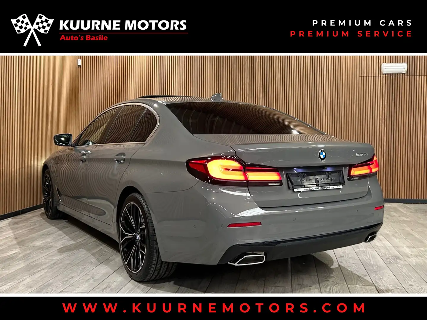 BMW 530 e Alu19"/OpenDak/Leder/Cam/GpsPro *1j garantie* Grau - 2