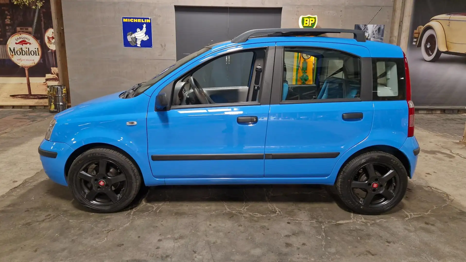 Fiat Panda 1.2 Class 60PK | Rijklaarprijs | Schuif/pano-dak | Blau - 2