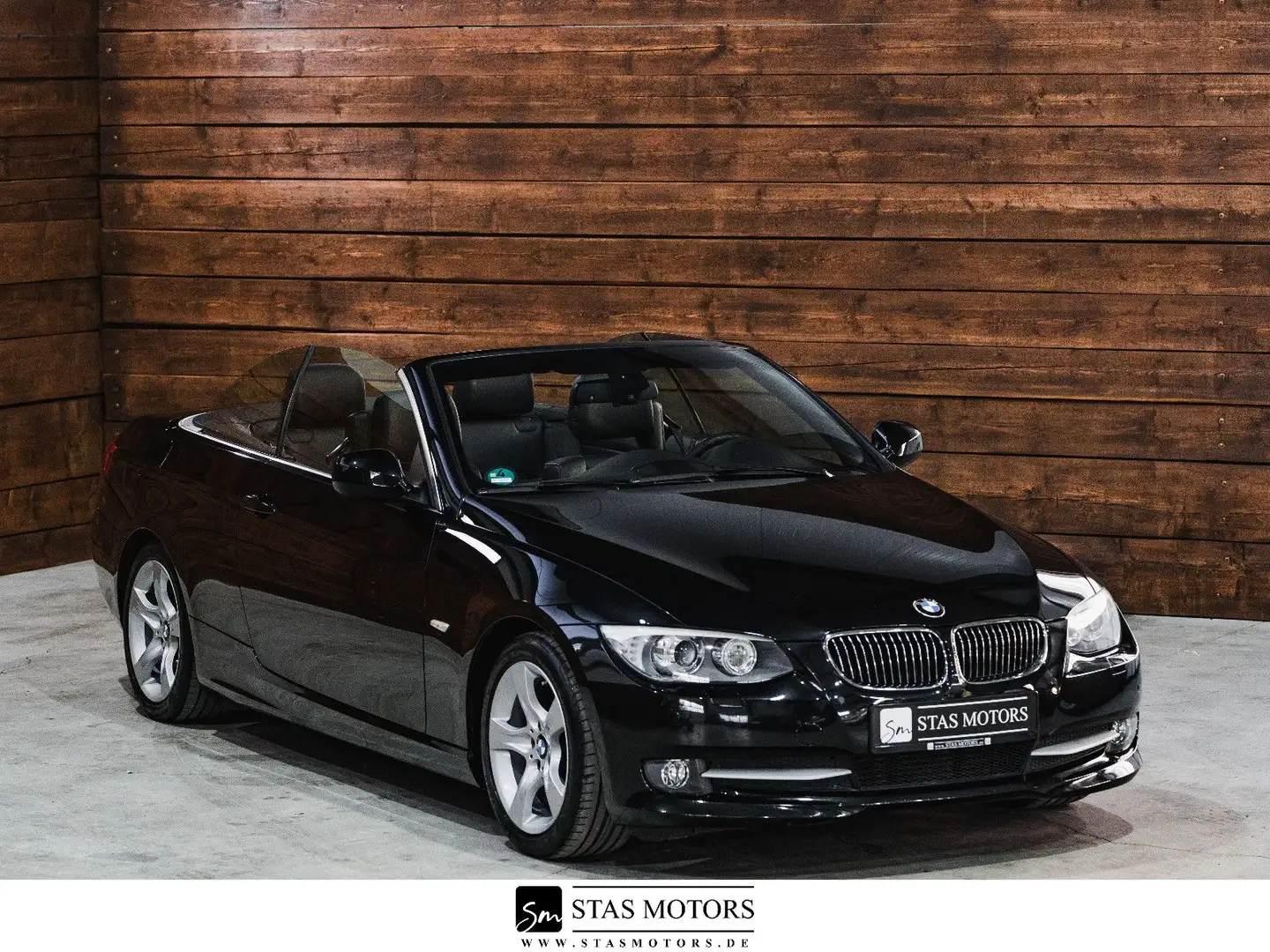 BMW 325 D CABRIO E93 | AUTOMATIK | SCHECKHEFT | 8FACH Schwarz - 1