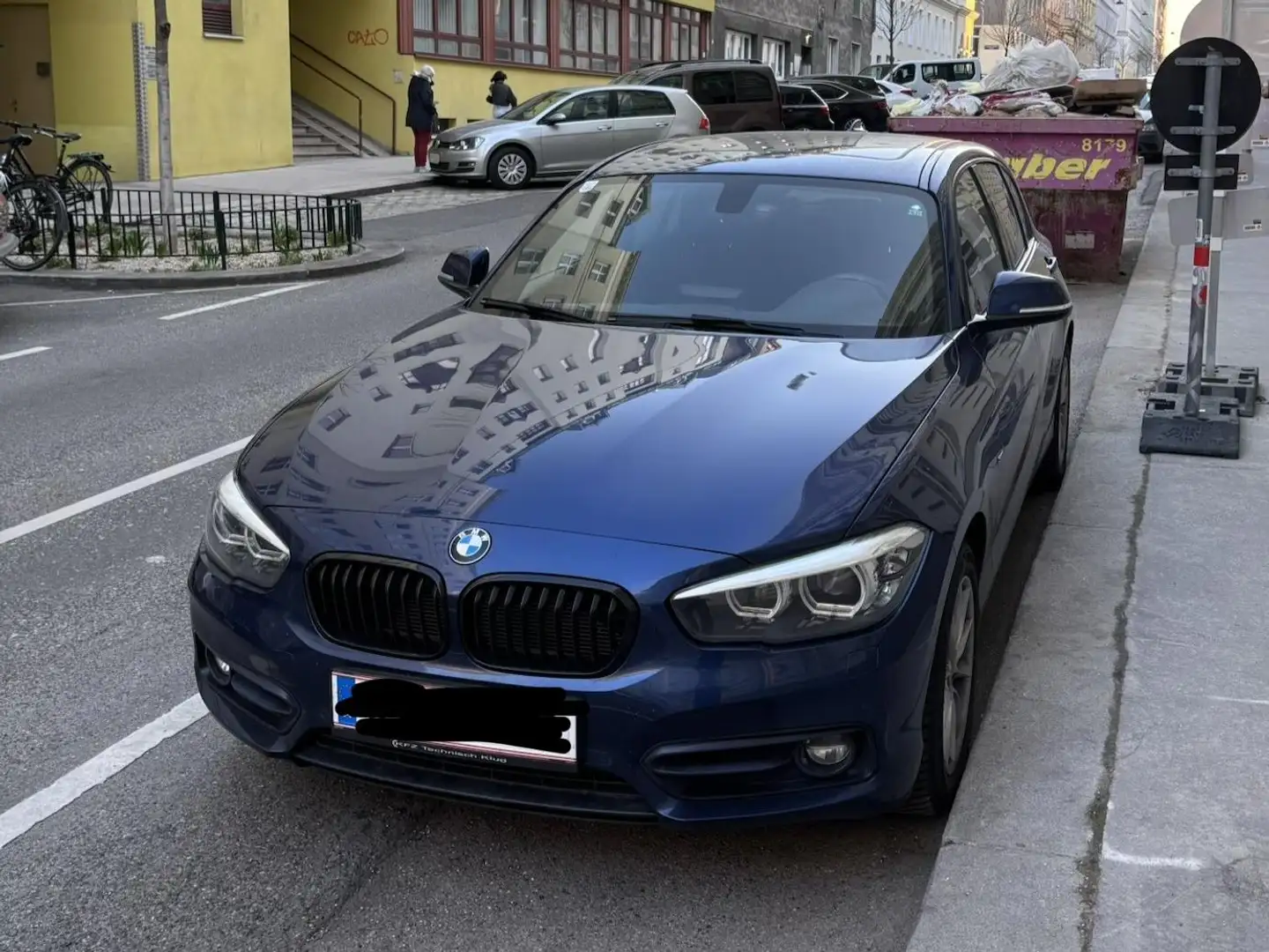 BMW 116 116d Sport Line Sport Line Blau - 2