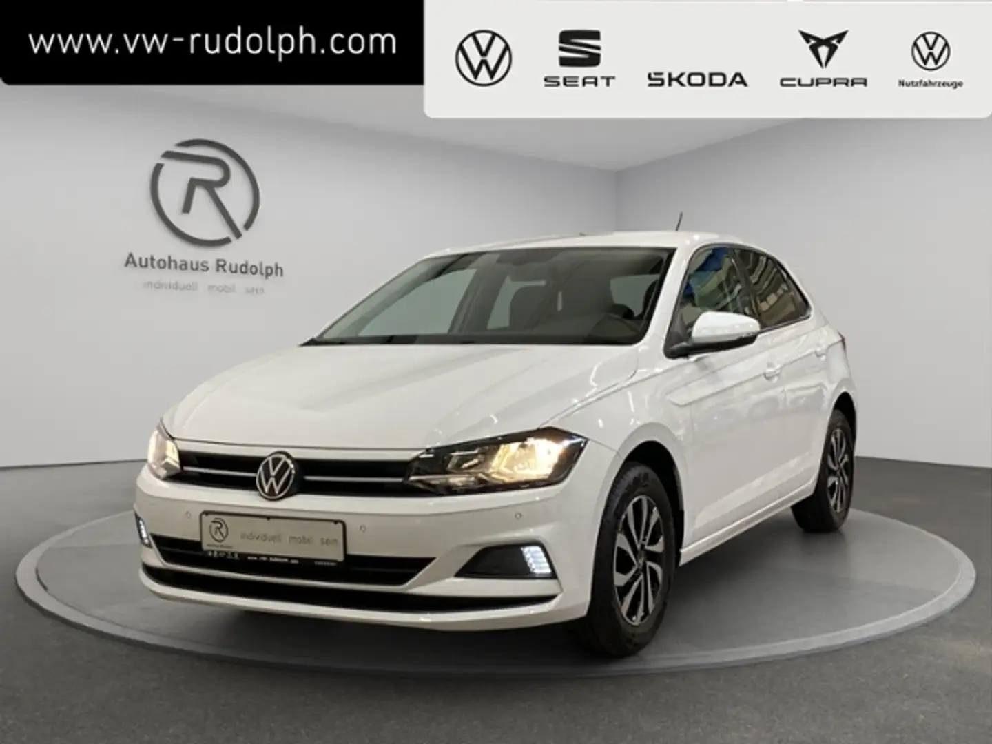 Volkswagen Polo 1.0 TSI Active / Navi ACC Einparkhilfe Weiß - 1