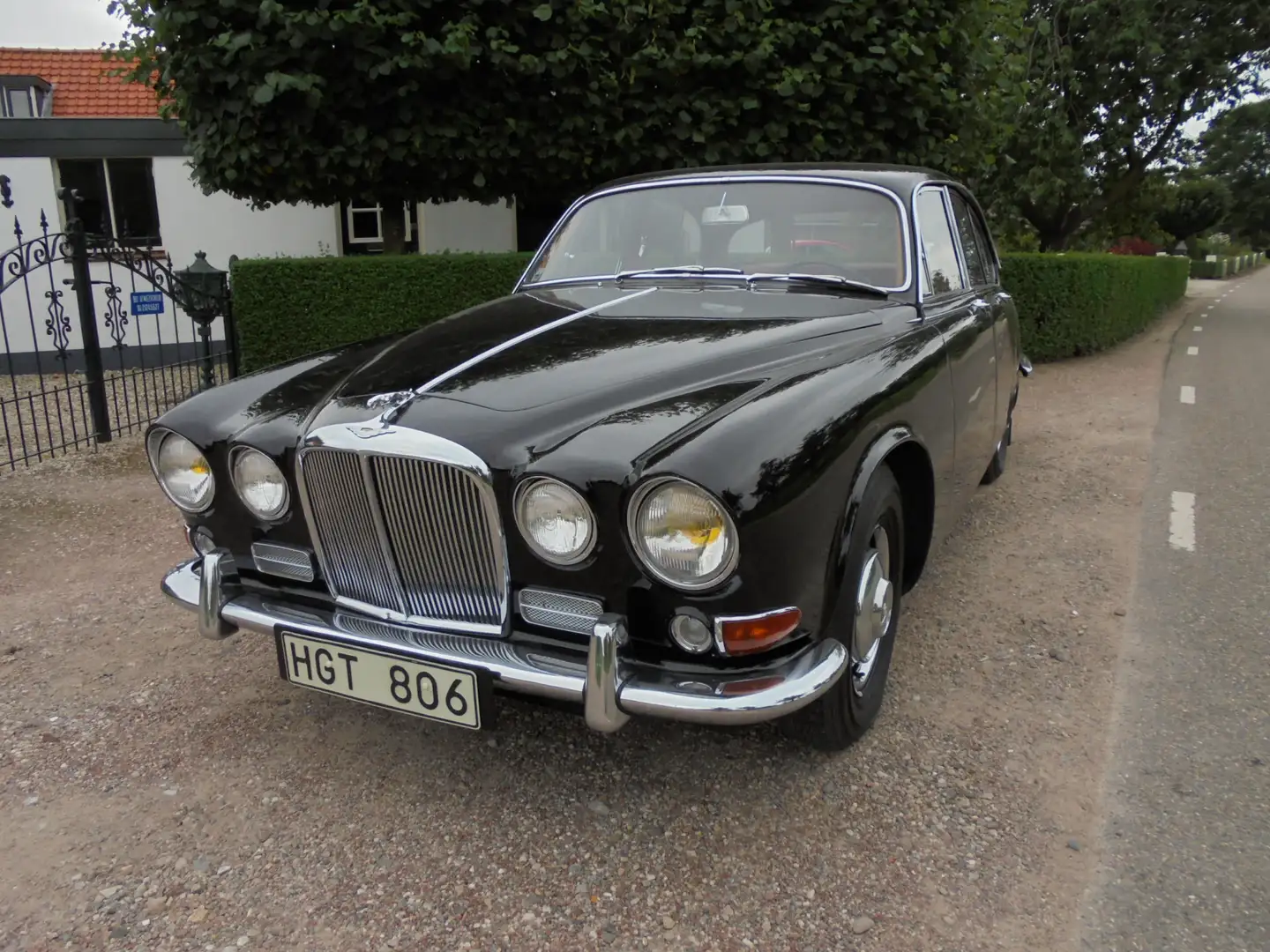 Jaguar 420 Saloon **KEIHARDE ZWEEDSE IMPORT**ONGERESTAUREERD* Nero - 2