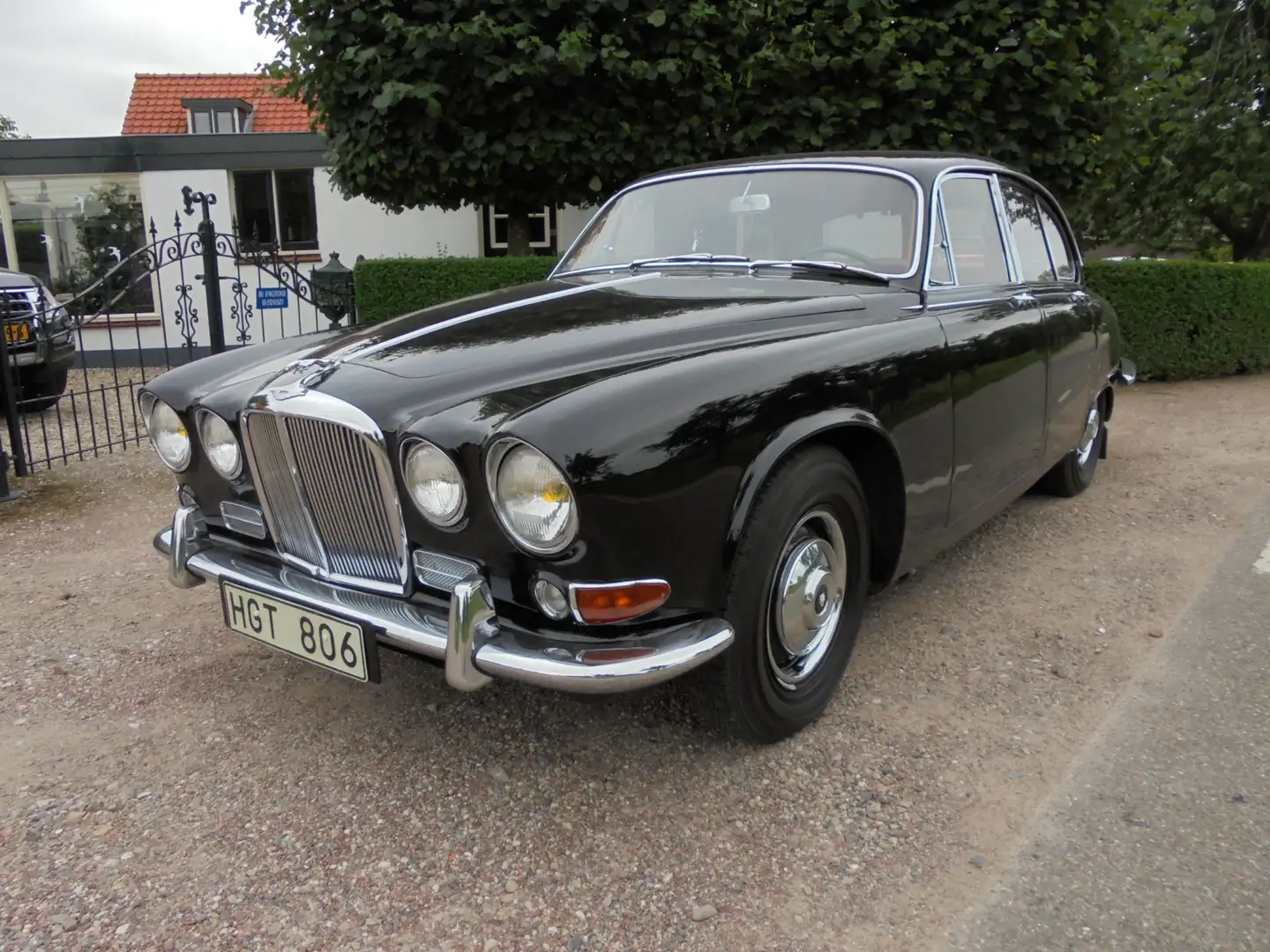 Jaguar 420 Saloon **KEIHARDE ZWEEDSE IMPORT**ONGERESTAUREERD* Negro - 1