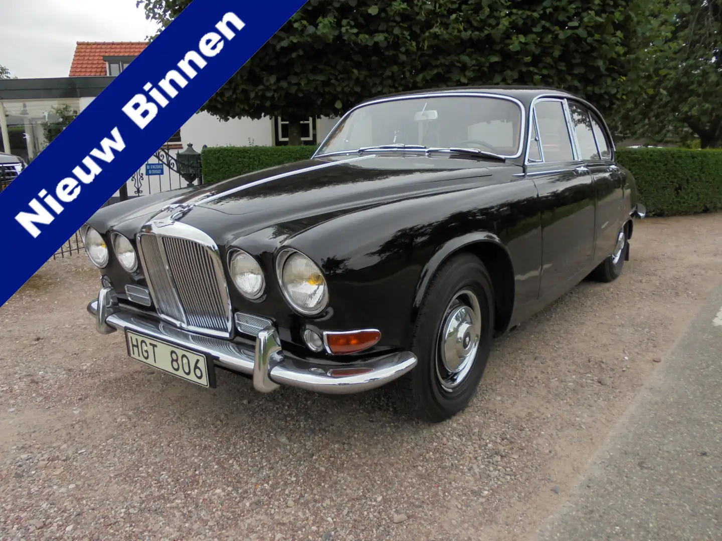 Jaguar 420 Saloon **KEIHARDE ZWEEDSE IMPORT**ONGERESTAUREERD* Zwart - 1