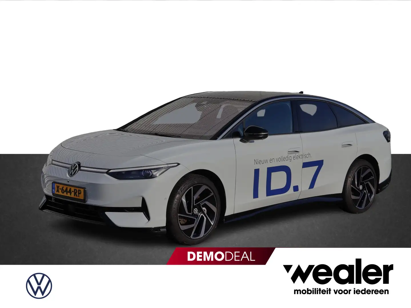 Volkswagen ID.7 Pro Business 77 kWh 286pk | Panoramadak | Trekhaak Wit - 1
