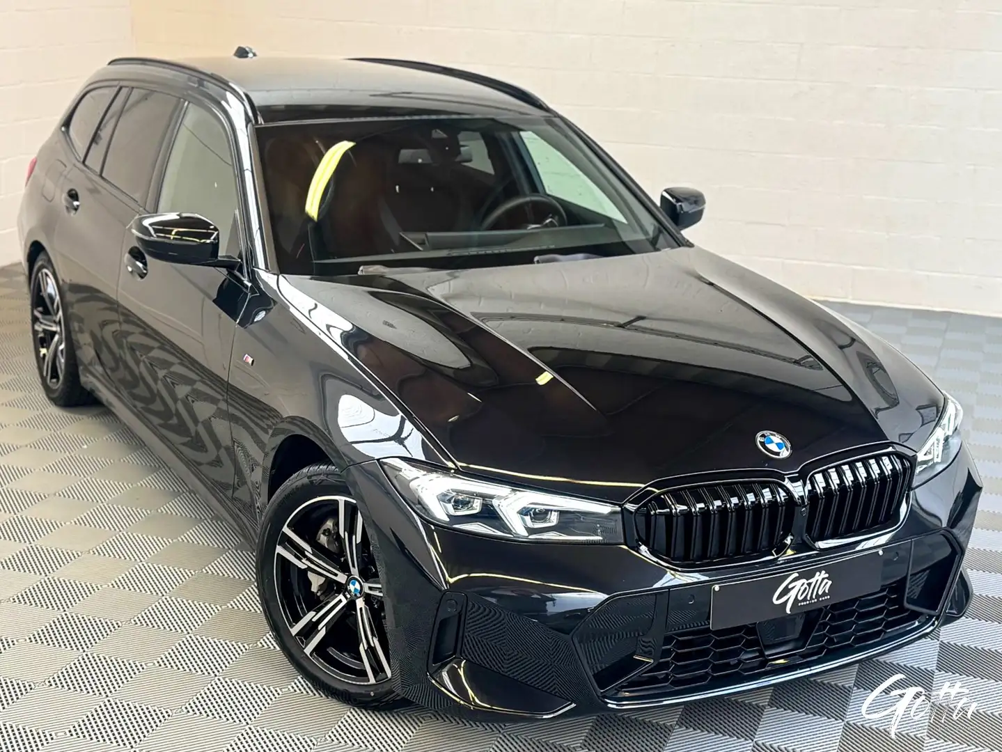 BMW 330 FACELIFT Touring xDrive 245CH*Pack M Sport Pro Schwarz - 2
