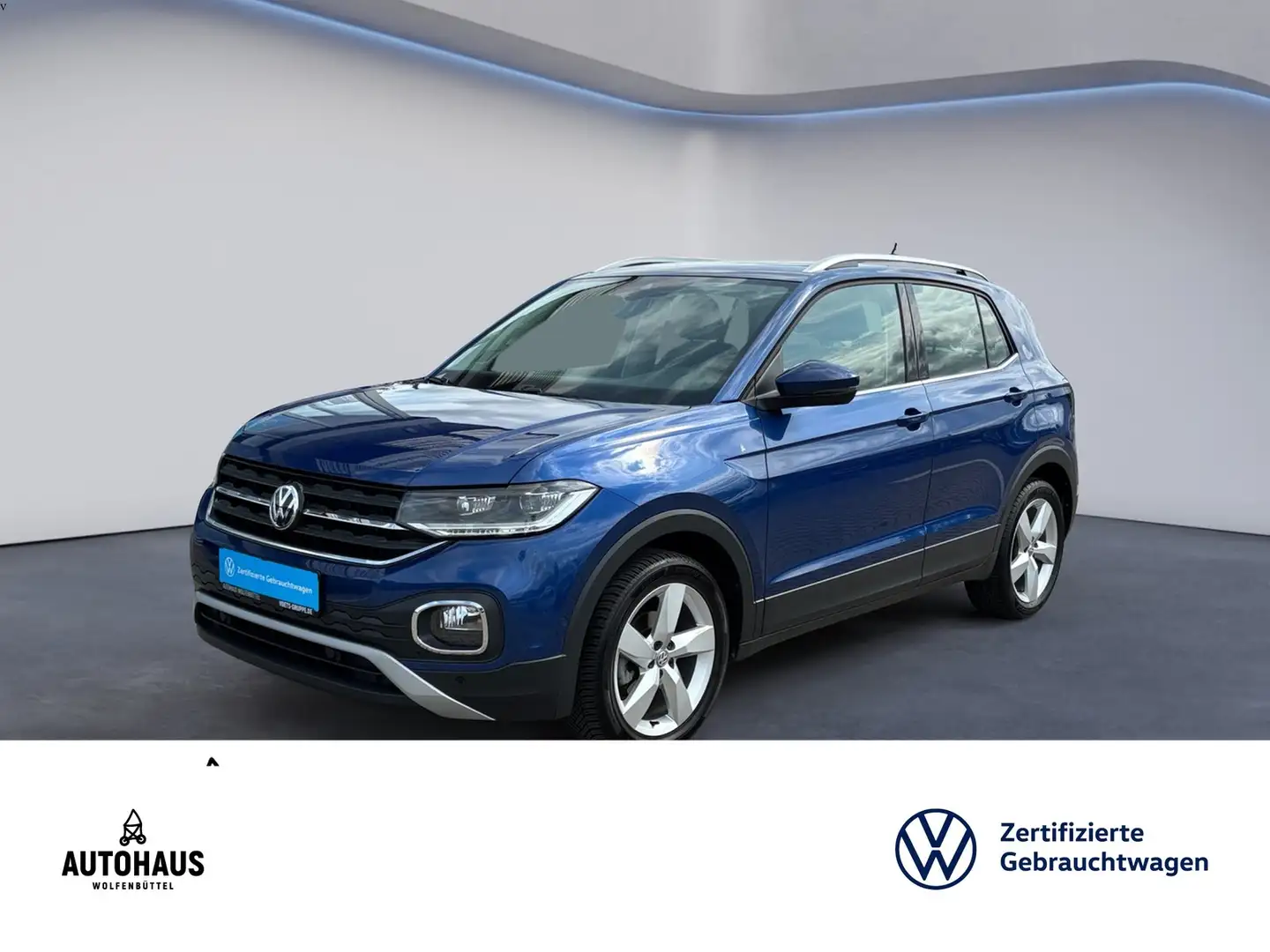 Volkswagen T-Cross Style 1.0 TSI DSG ACC KAMERA LED NAV SHZ Blau - 1