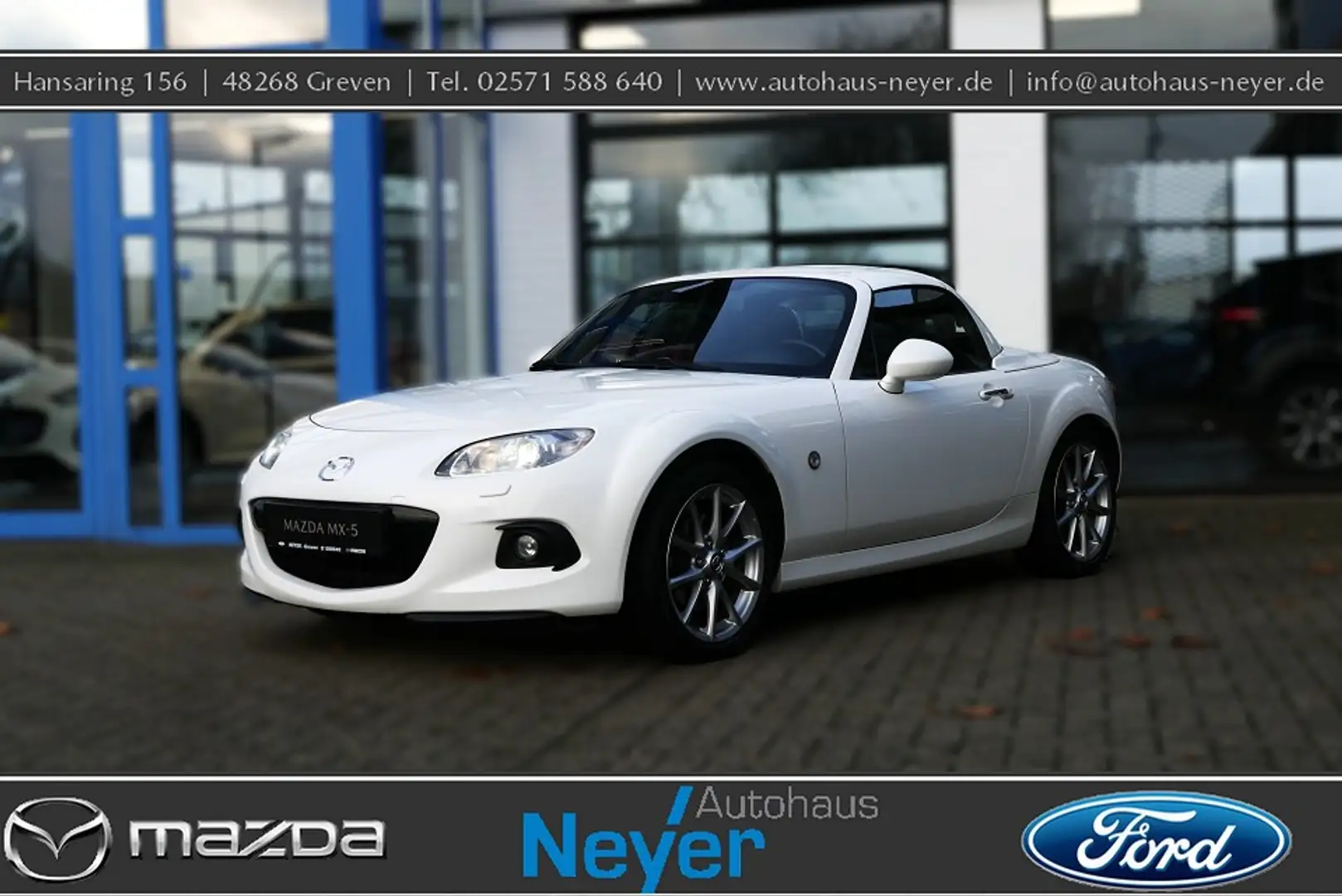 Mazda MX-5 2.0l MZR 160PS *Recaro Xenon Bose SHZ* Weiß - 1