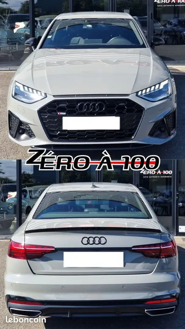 Audi A4 2.0 TFSi Mild Hybrid S-Tronic 7 150 cv BVA Garanti Gris - 2