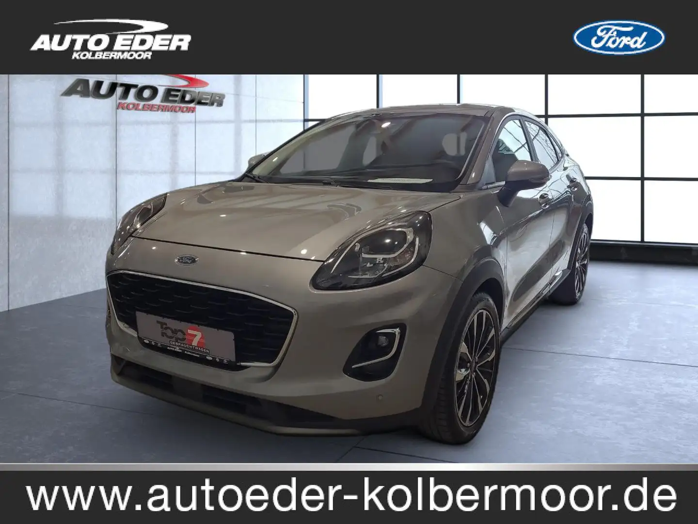 Ford Puma Titanium X Bluetooth Navi LED Klima Zilver - 1