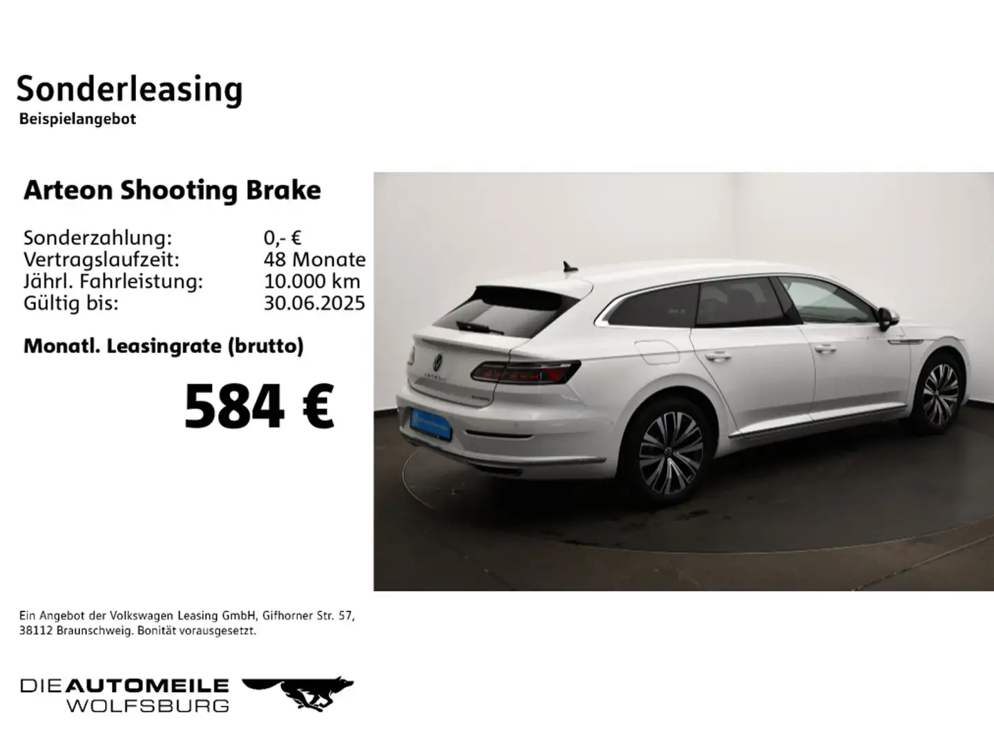 Volkswagen Arteon 1.4 TSI Hybrid DSG Eleganc Weiß - 2