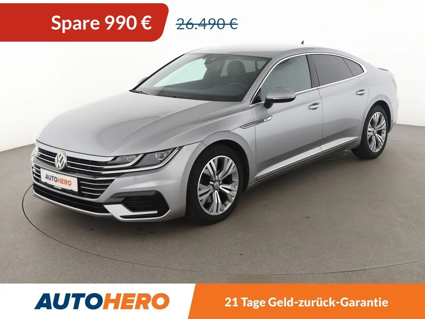 Volkswagen Arteon 2.0 TSI R-Line Aut.*NAVI*LED*ACC*CAM*PDC* Grau - 1