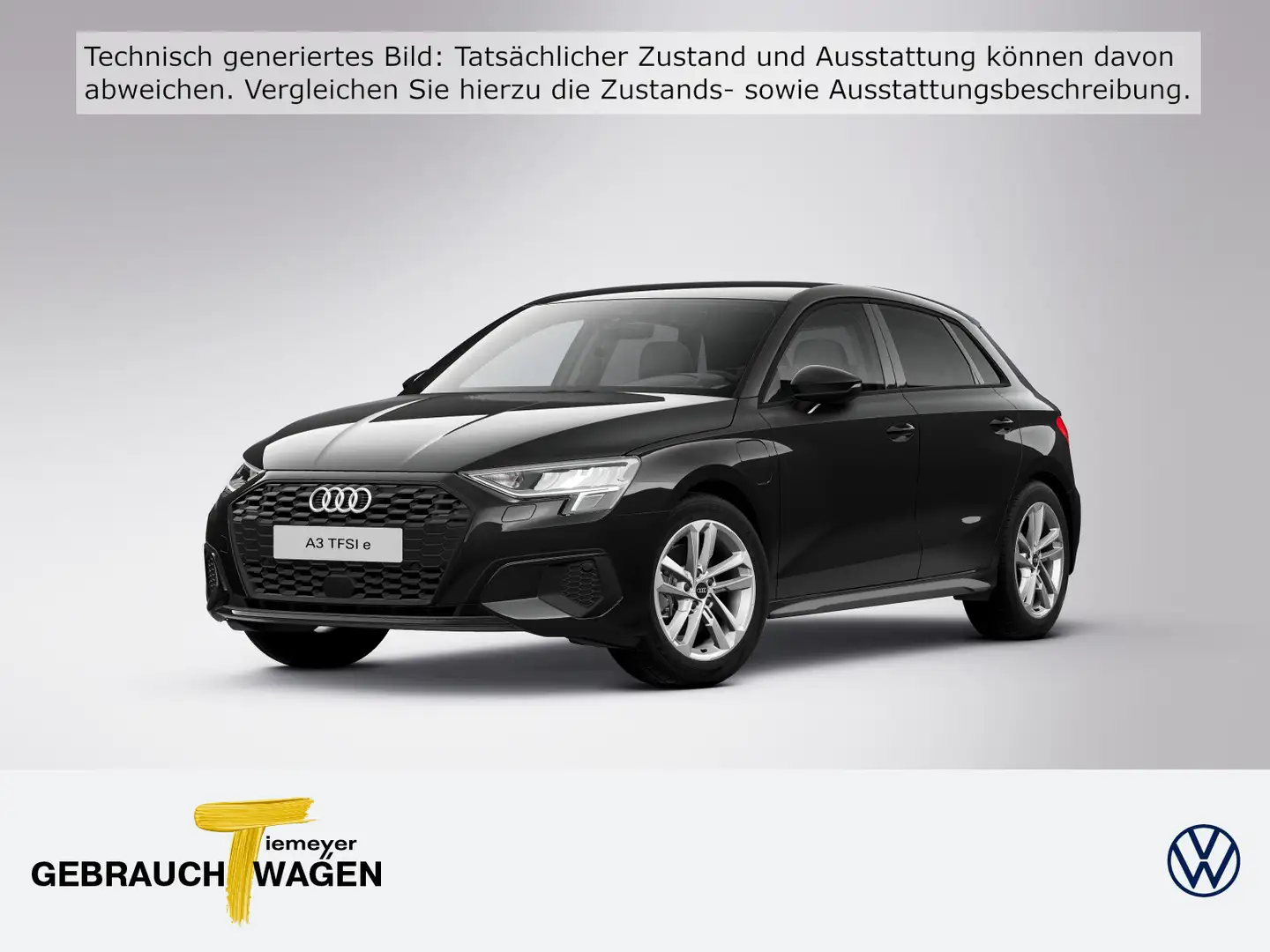 Audi A3 40 TFSIe DAB+ STDHZG LM17 Schwarz - 1