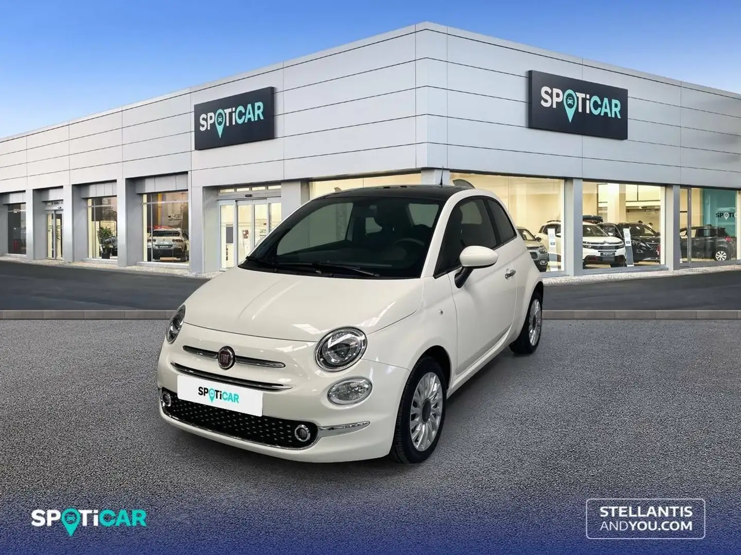 Fiat 500 1.0 Hybrid 51KW (70 CV) Dolcevita Wit - 1