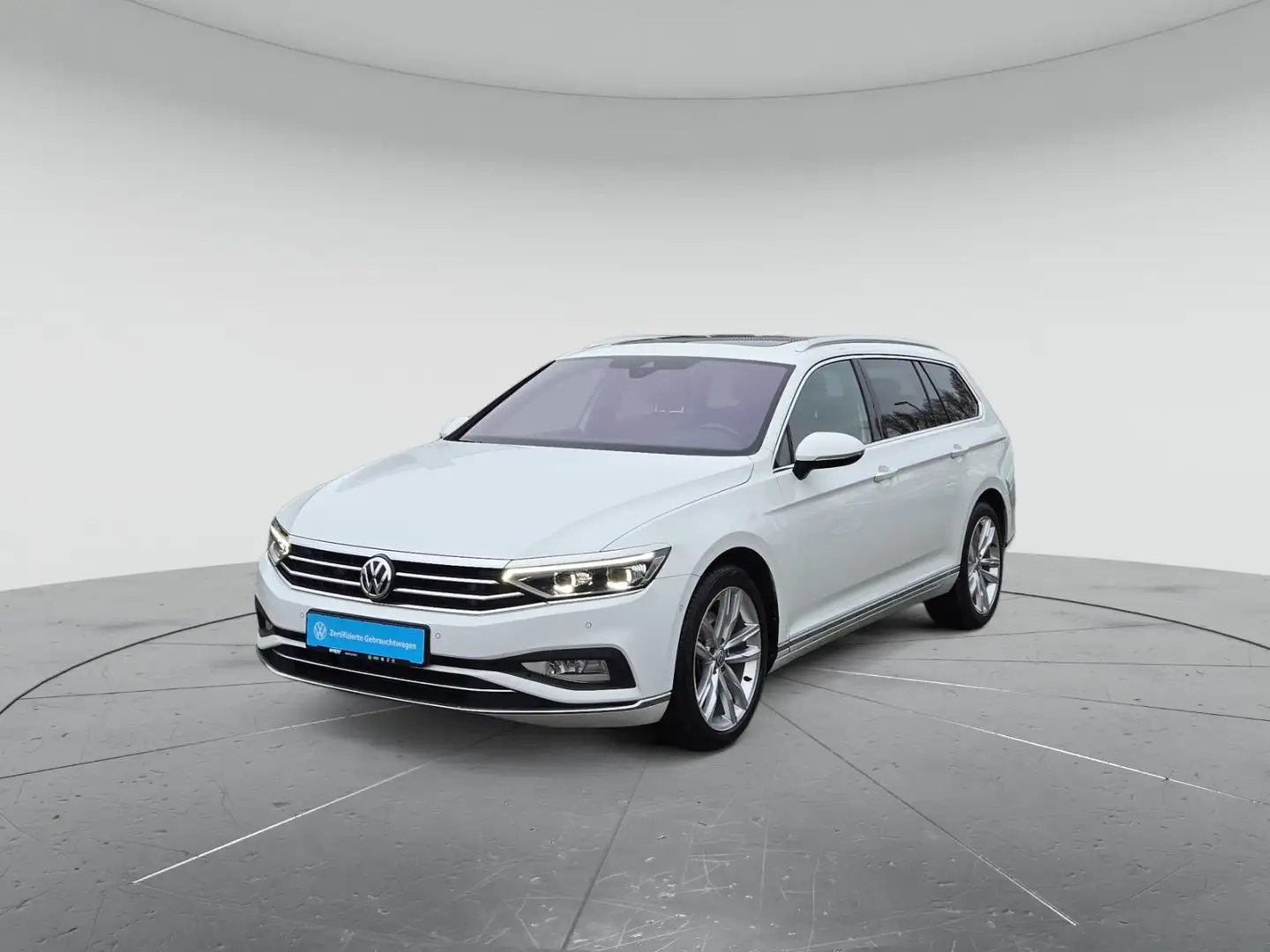Volkswagen Passat Variant Elegance 2.0 TDI DSG, LEDER/MATRI Weiß - 2