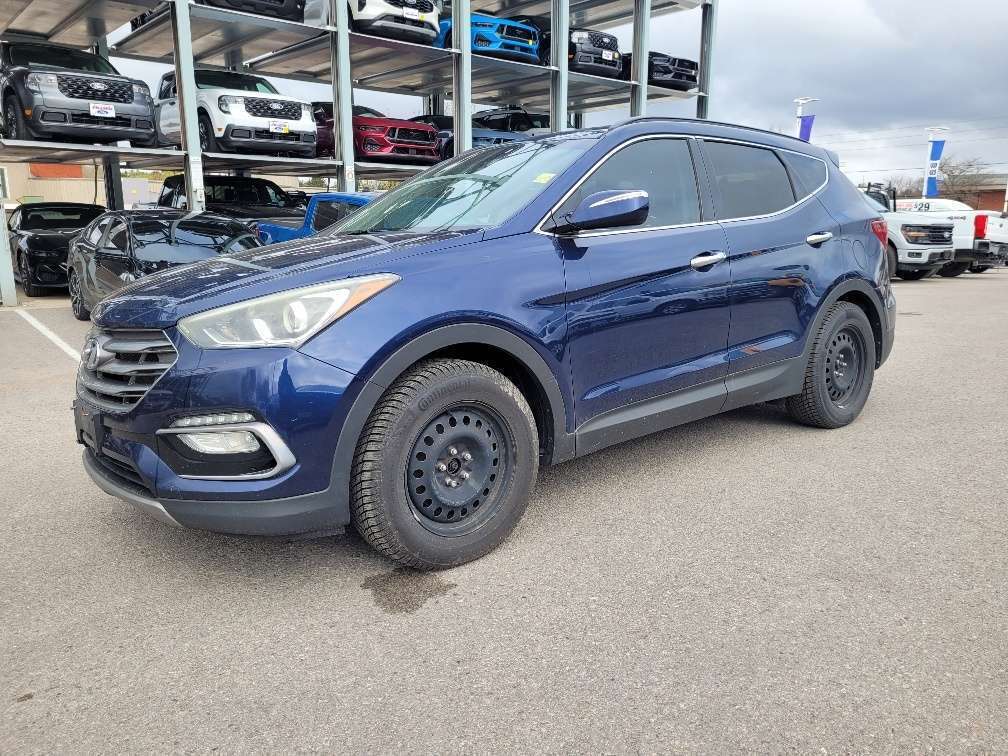 Blue 2017 Hyundai Santa Fe Sport SUV / Crossover  Automatic