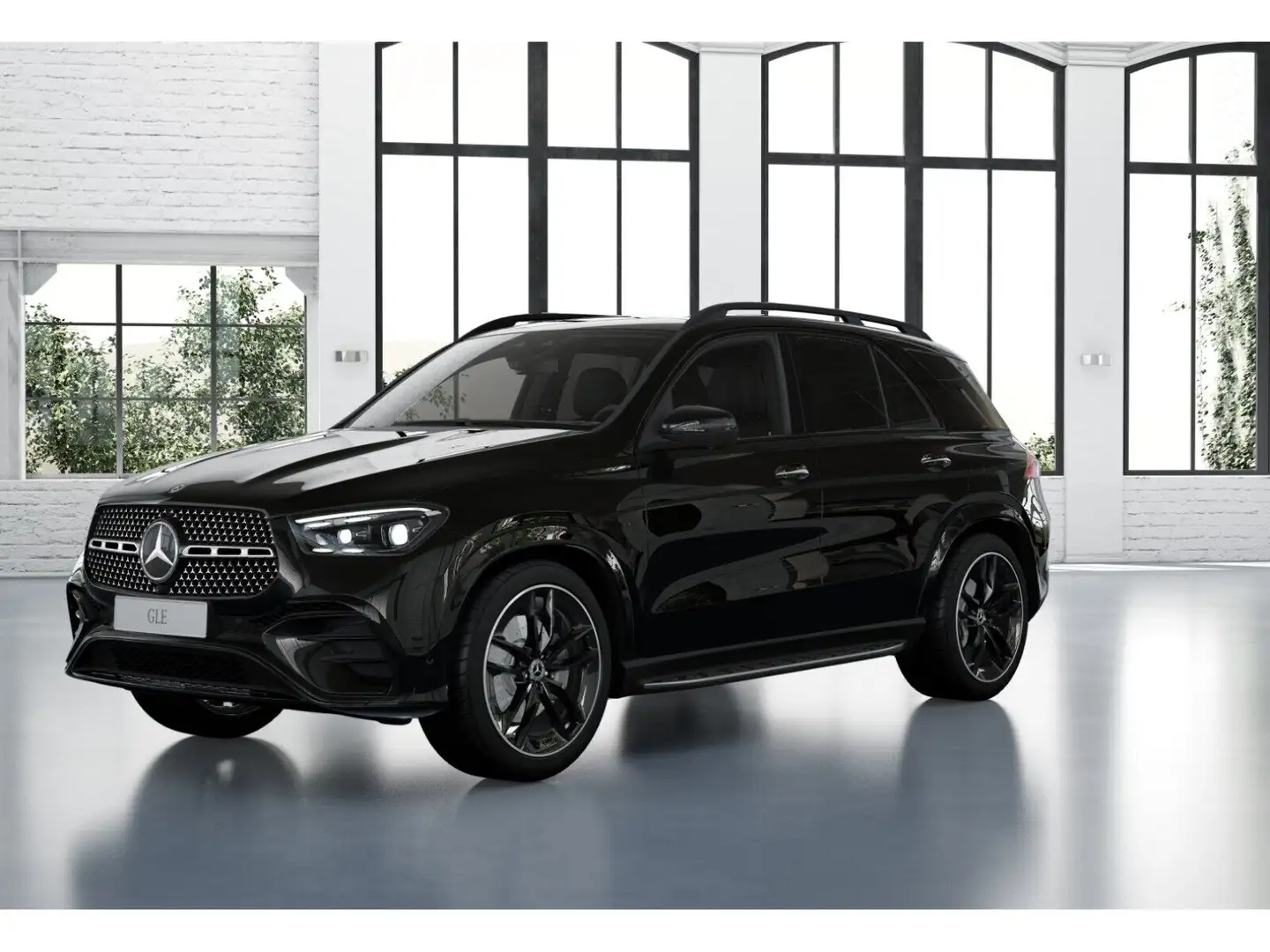 Mercedes-Benz GLE 350 de 4M #AMG #AHK #PANO-SD #HUD #AIRMATIC Schwarz - 1