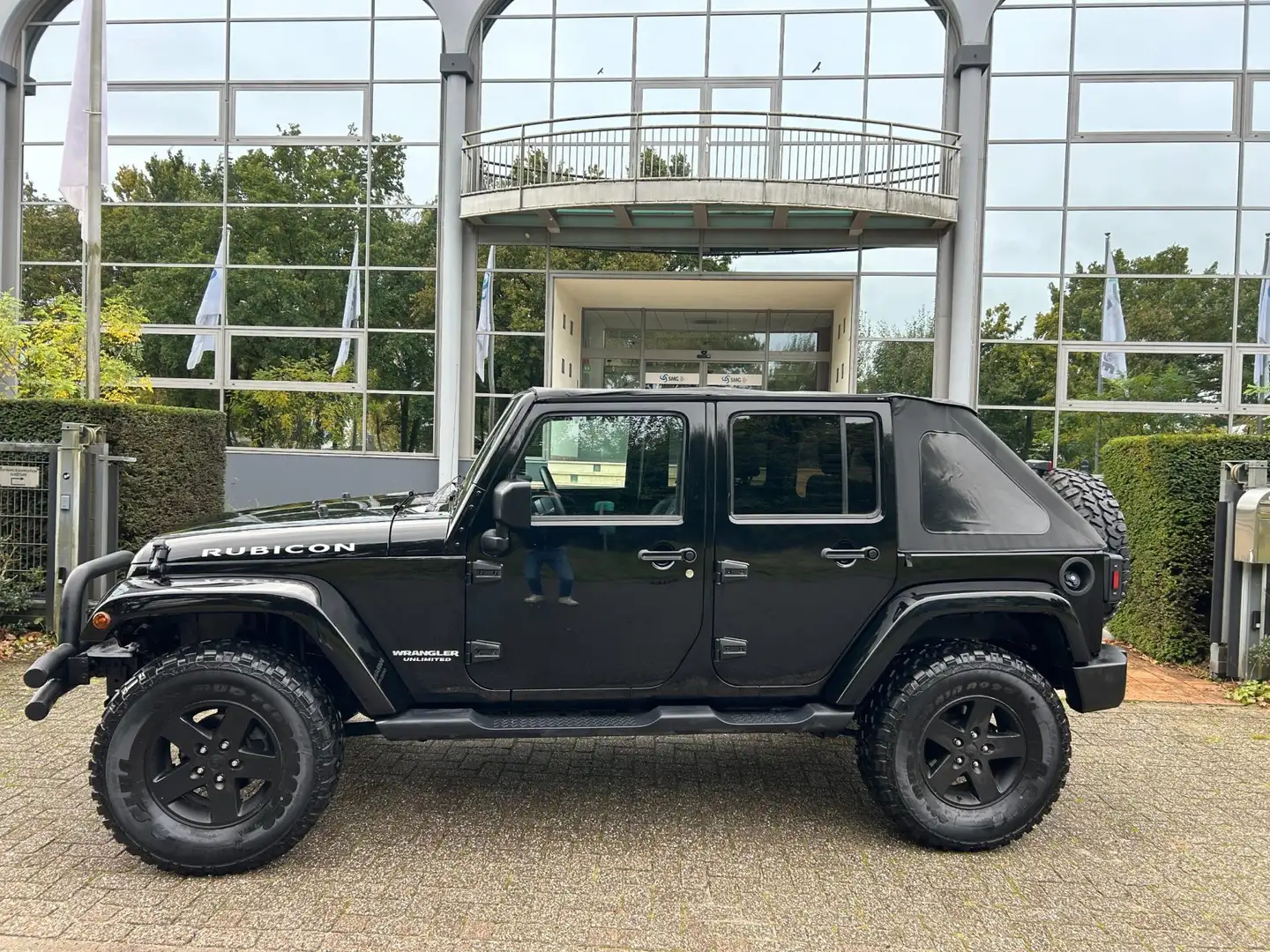 Jeep Wrangler Unlimited 2.8 CRD Rubicon aut cabrio 4 deurs leer Noir - 2