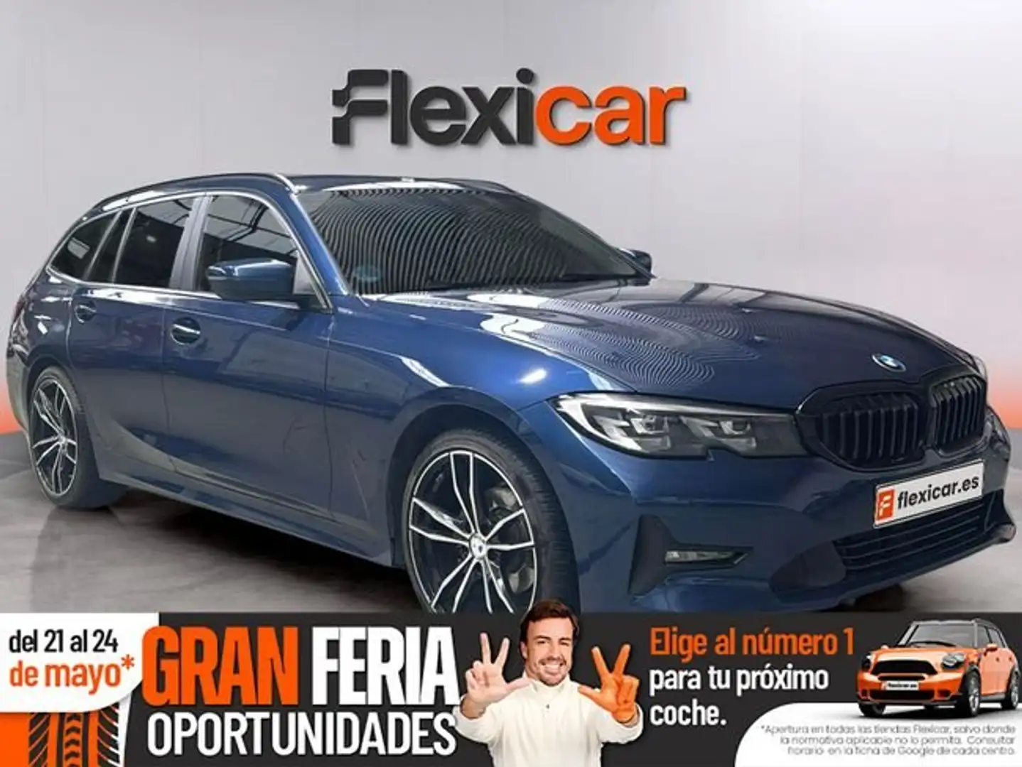 BMW 318 318d Auto.Touring Azul - 1