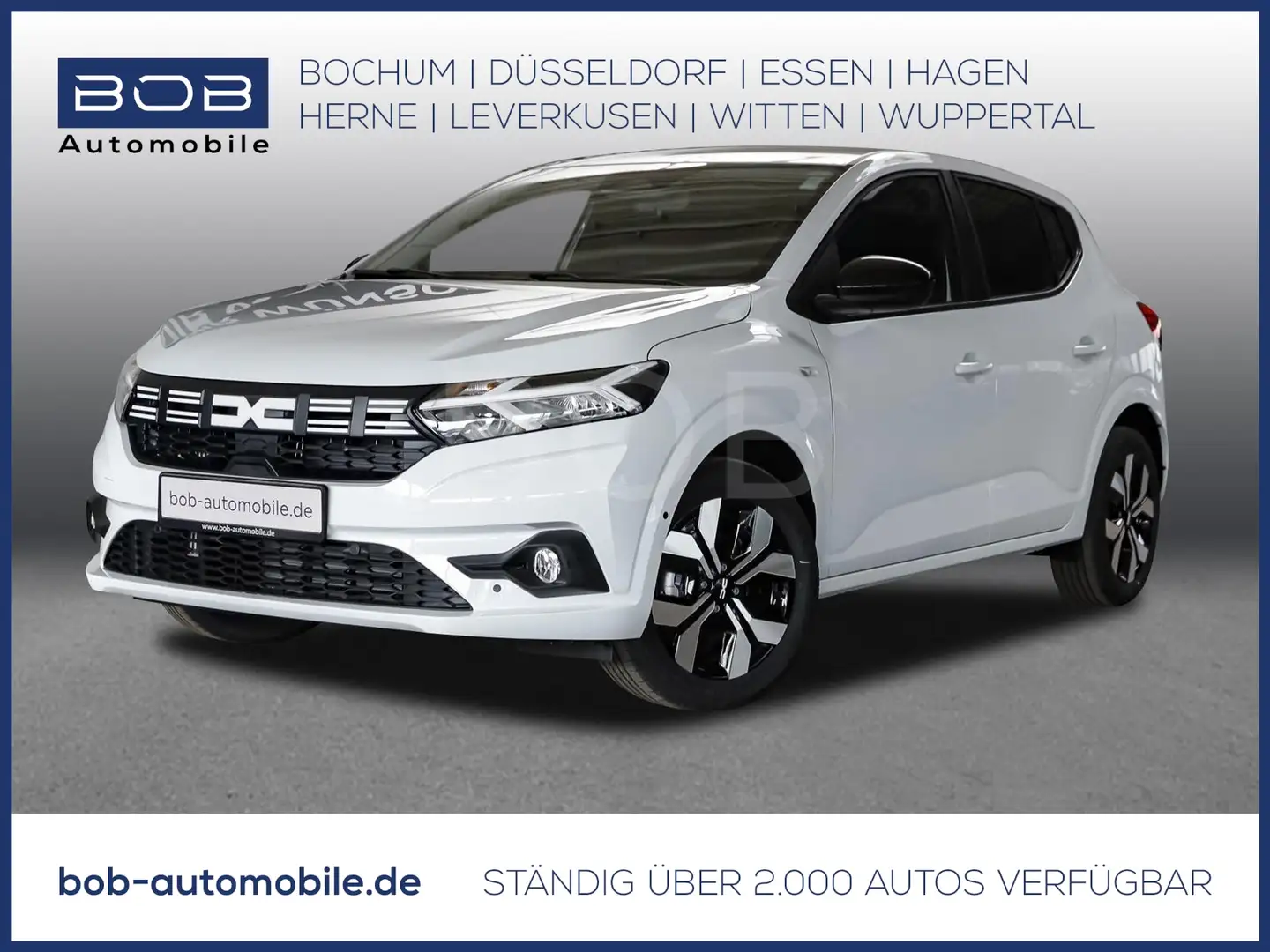Dacia Sandero Journey ECO-G 100 NAVI SHZ PDCRFK Blanc - 1
