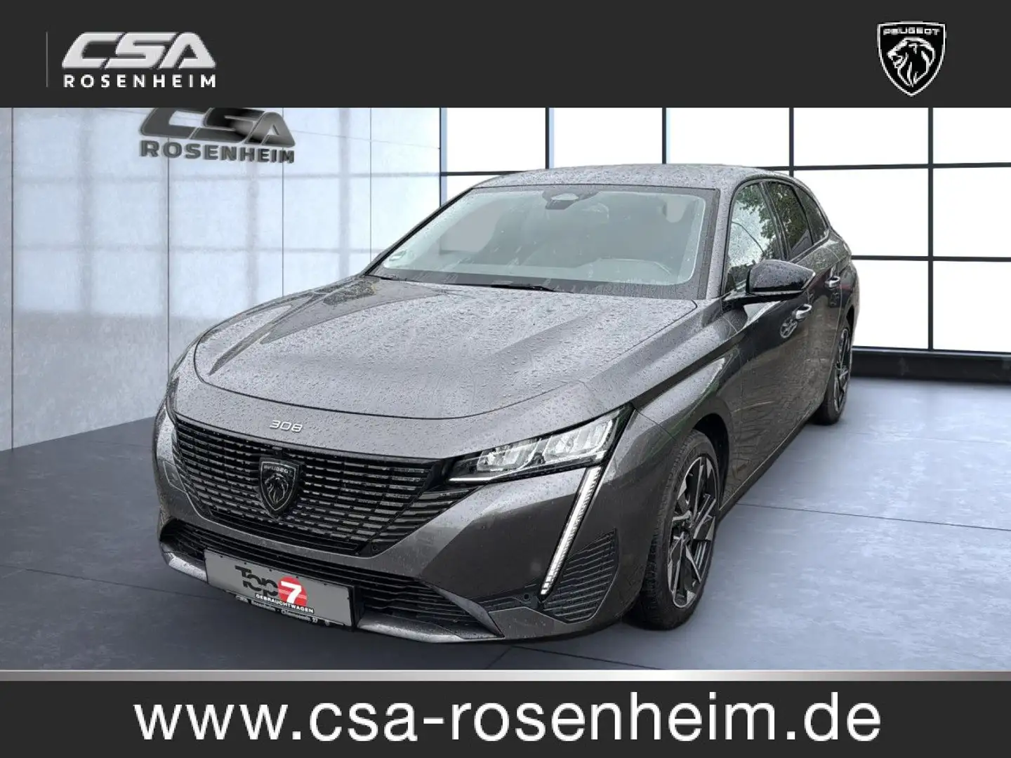 Peugeot 308 Allure Pack Bluetooth Navi LED Klima Grau - 1