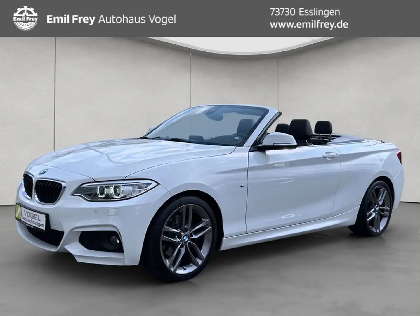BMW 220 i Cabrio Sport-Aut. M Sport Wit - 1