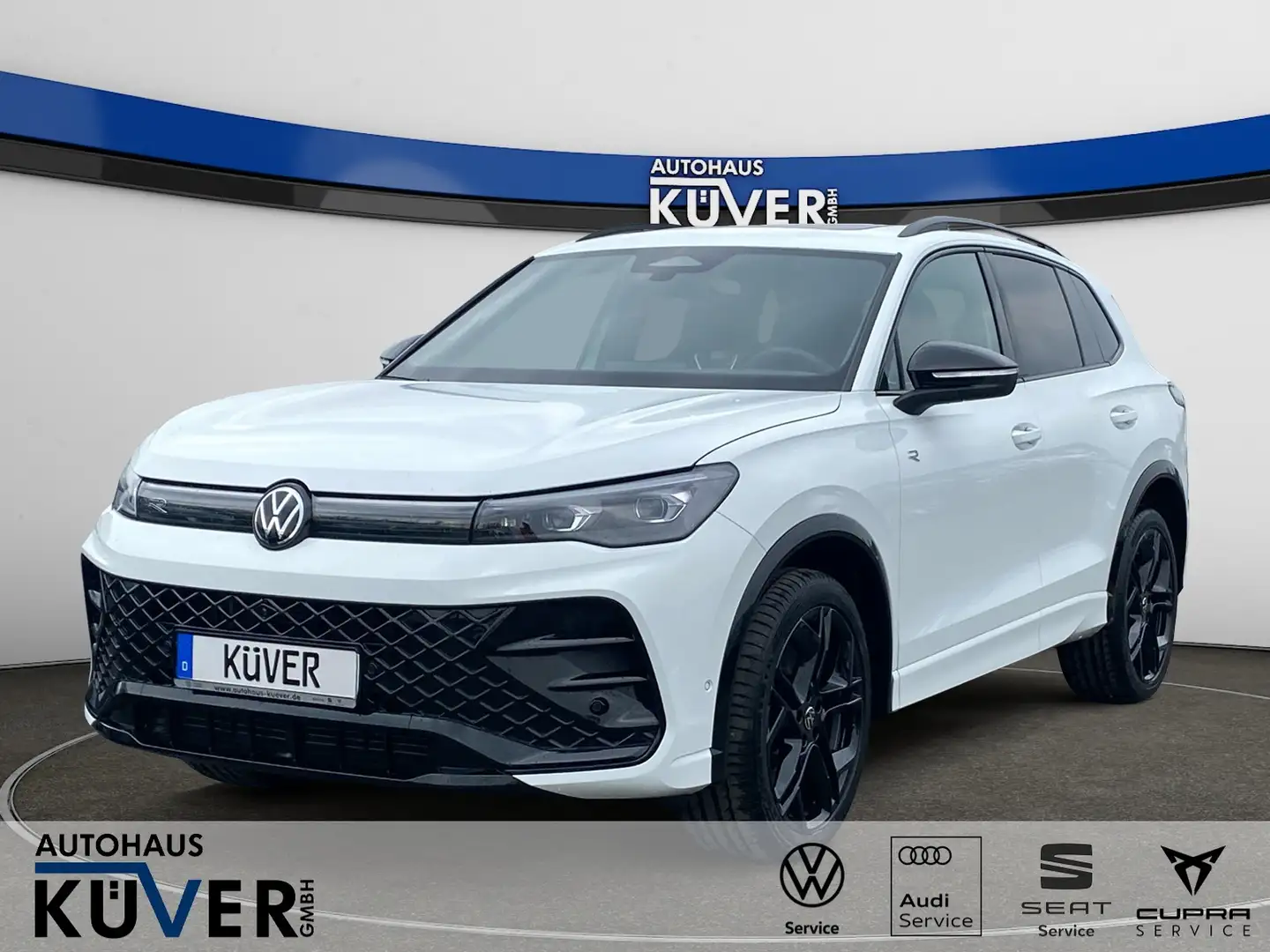 Volkswagen Tiguan R-Line 2,0 TDI DSG 4M+Navi+Pano+ACC+AHK Weiß - 1