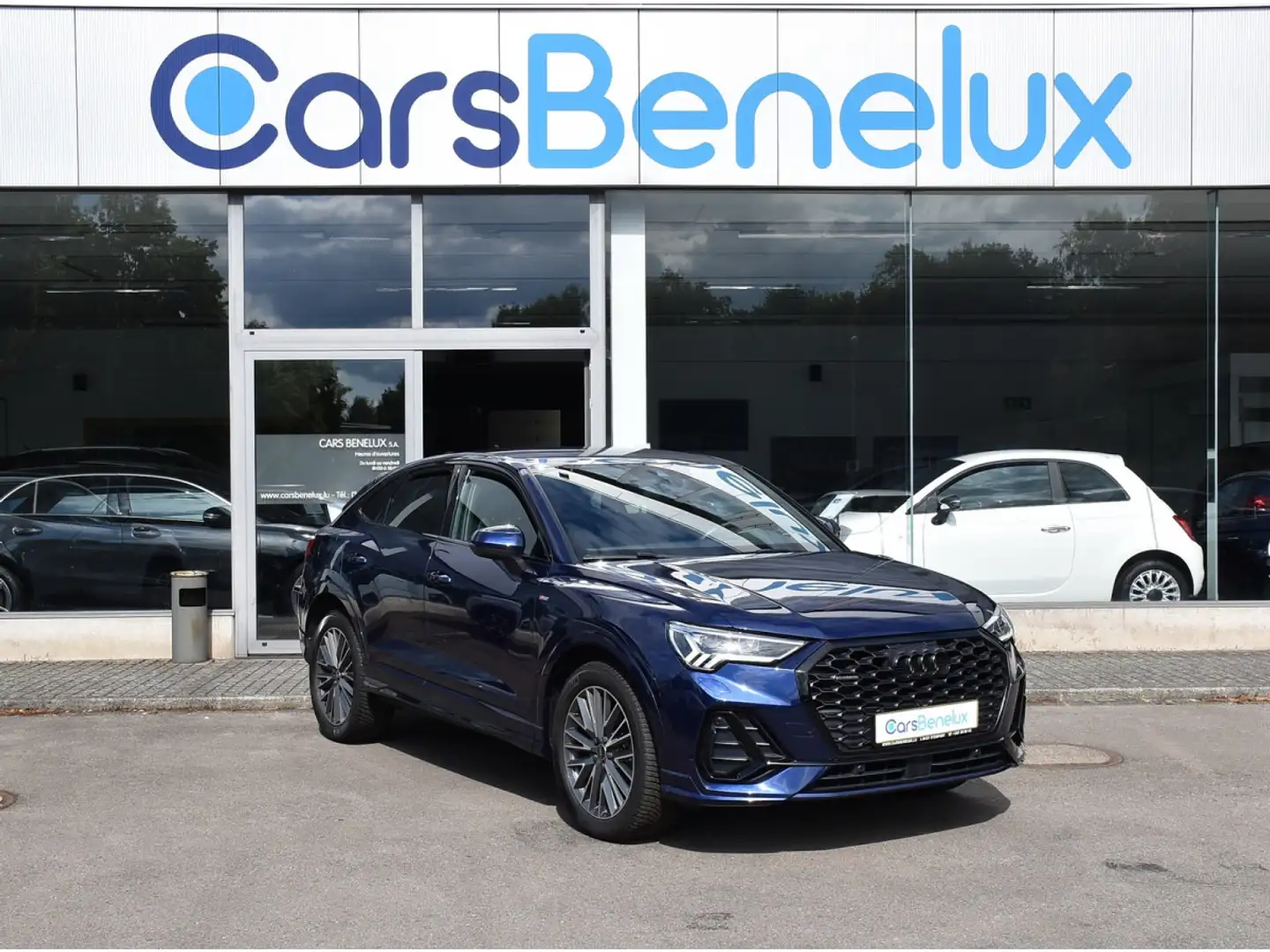 Audi Q3 Sportback 35 TDI Quattro S-Line S-Tr. GPS LANE CAM Bleu - 1