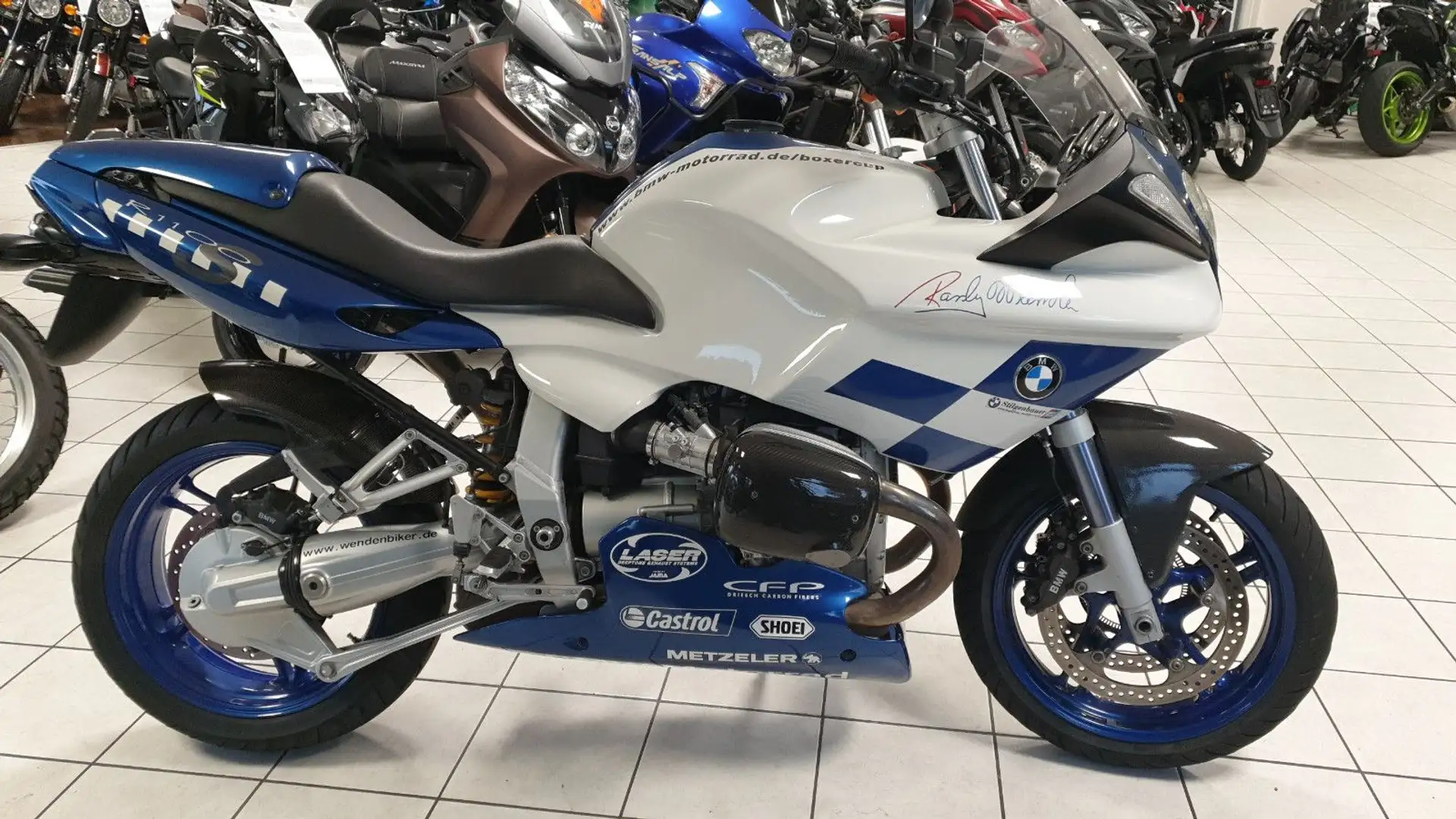 BMW R 1100 S Mamola Edition Bleu - 1