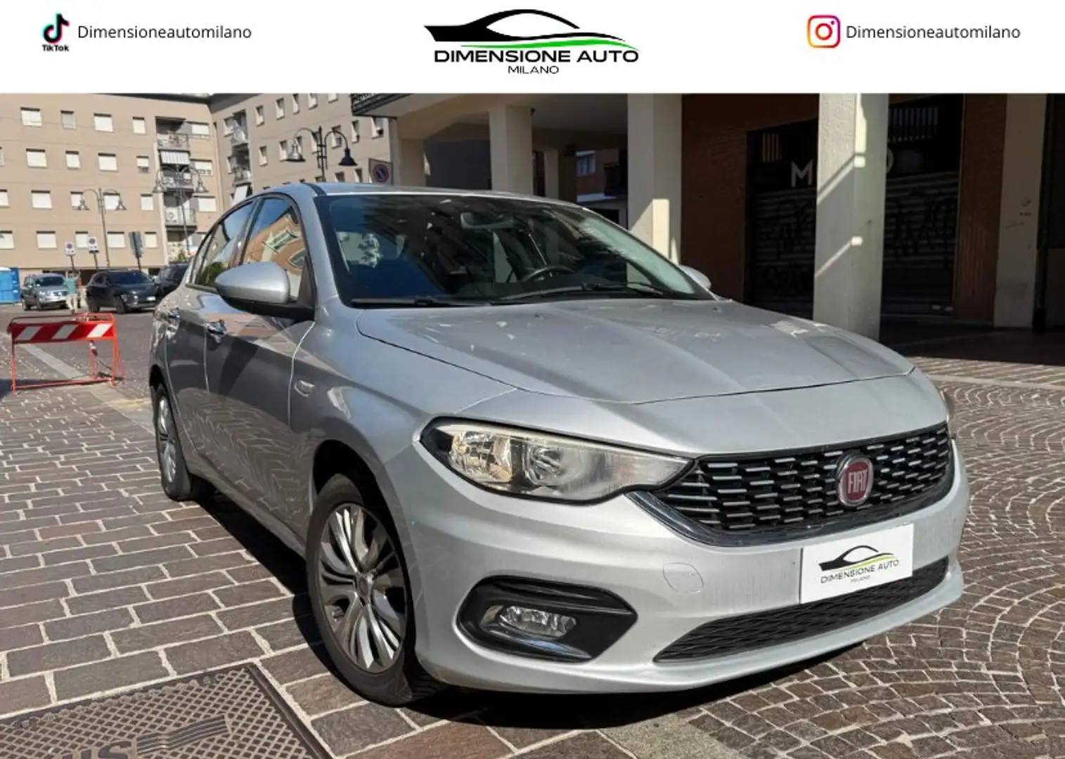 Fiat Tipo Tipo 4 porte II 2016 1.4 Lounge 95cv GRANDINATA Argento - 1
