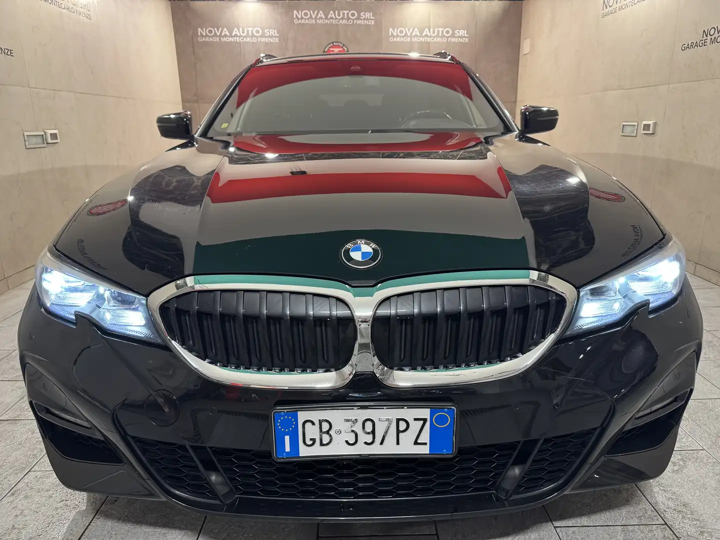 BMW 318 318d Touring Msport auto TAGLIANDI BMW Negro - 1