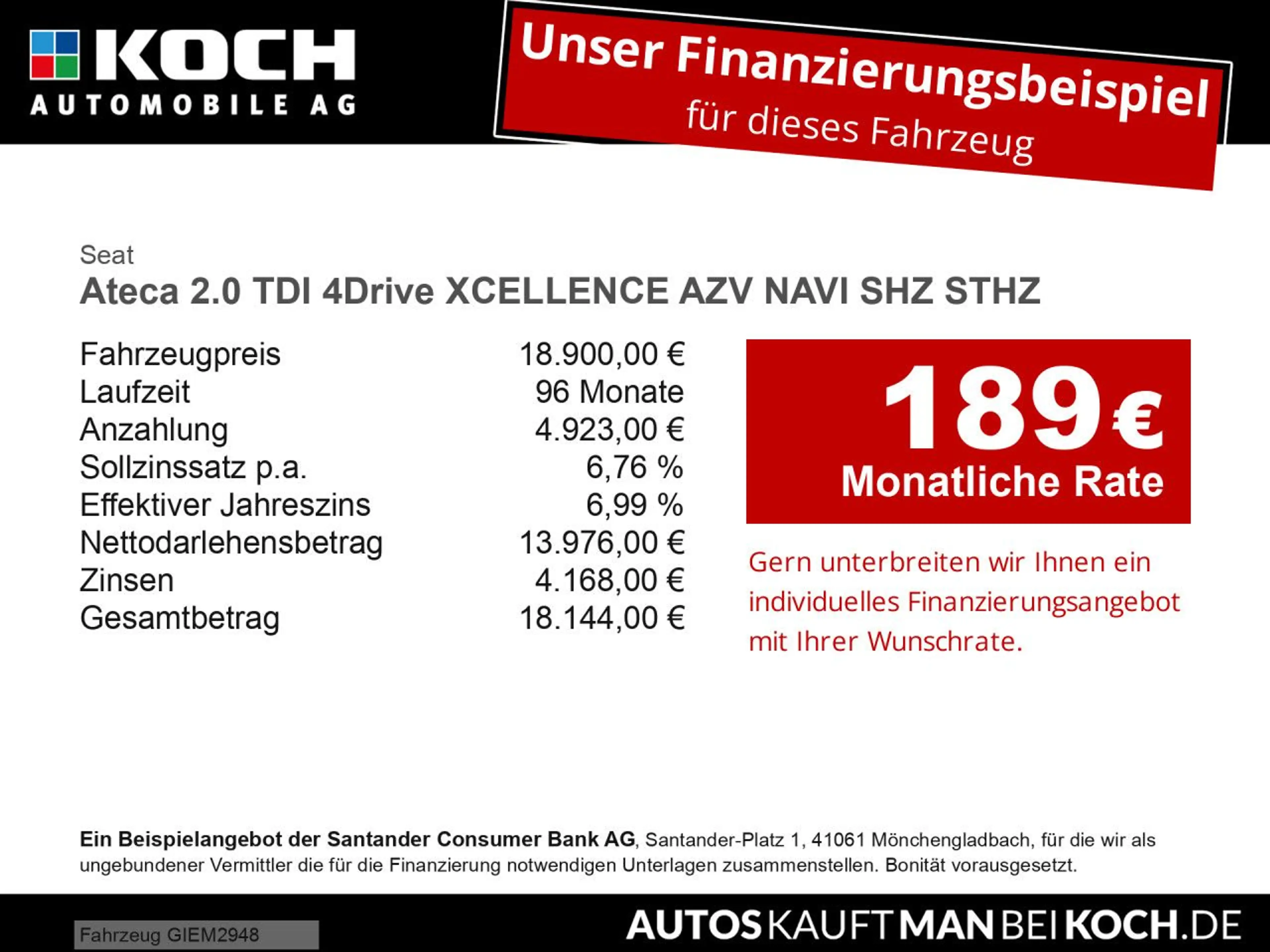 SEAT Ateca 2.0 TDI 4Drive XCELLENCE AZV NAVI SHZ STHZ — photo 2