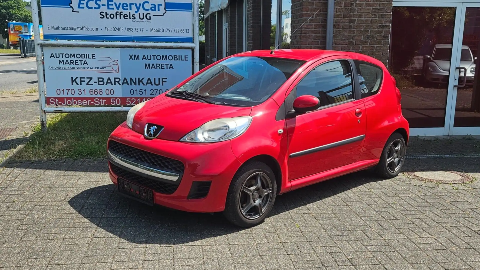 Peugeot 107 Filou 1,0 Klimaanlage Rood - 2