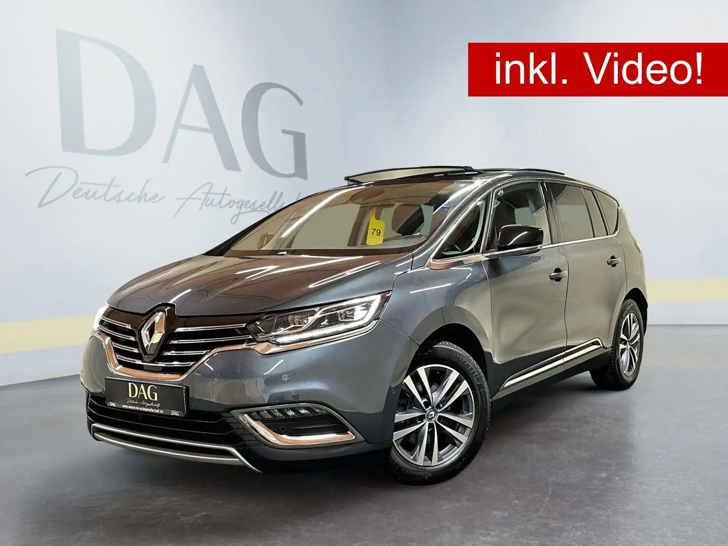 Renault Espace 1.8 TCe +VOLL-LED+360°+PANO+DAB+TOTW.+NAV Grau - 1