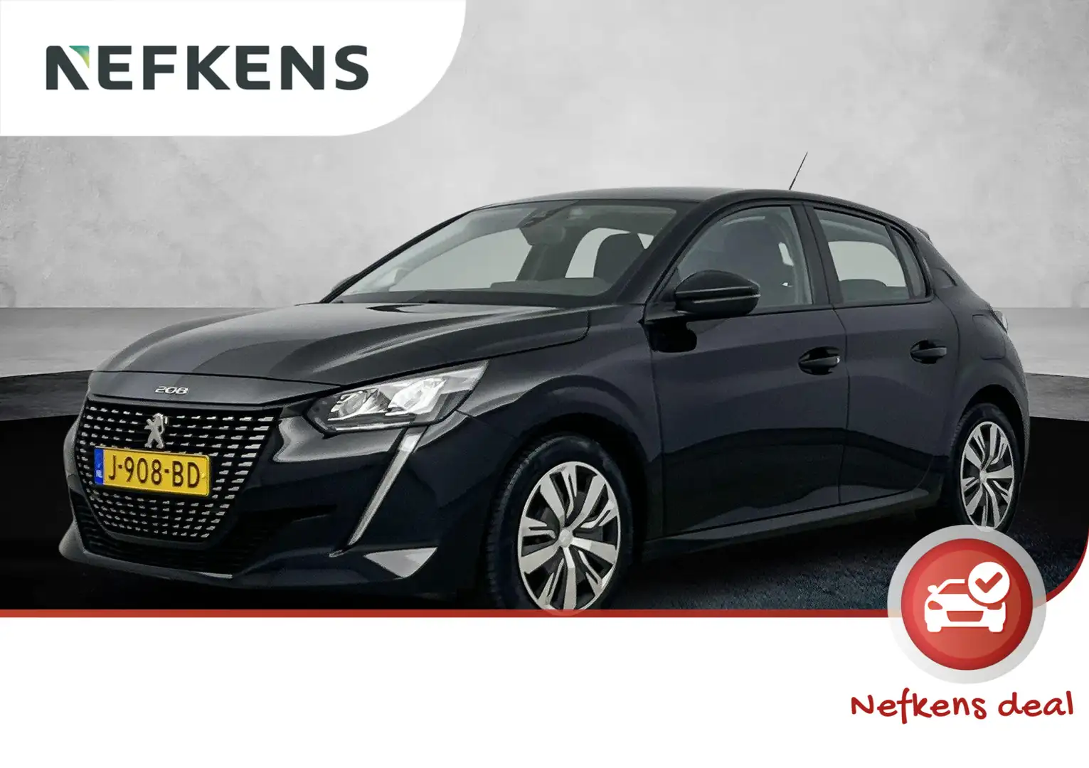Peugeot 208 1.2 P.T. Active | 1ste eigenaar | Navigatie | Trek Zwart - 1