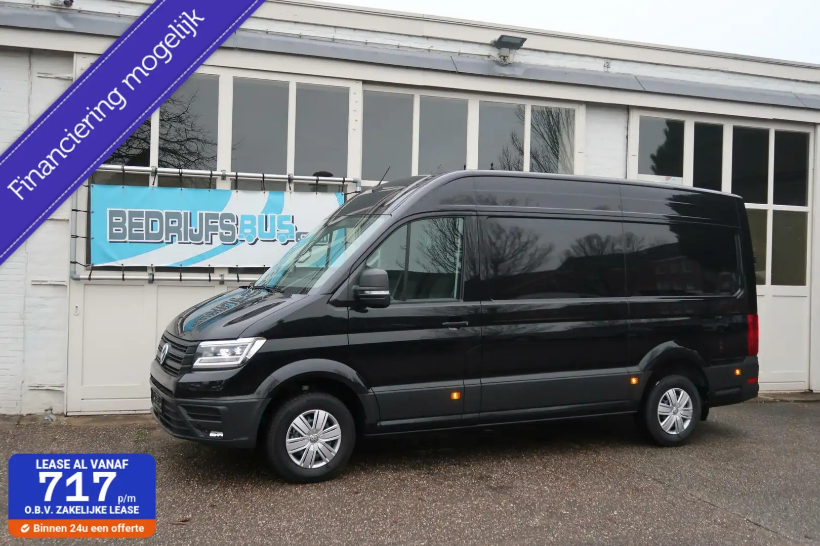 Volkswagen Crafter 35 177PK L3H3 Aut|ACC|Camera|BPM VRIJ! Negro - 1